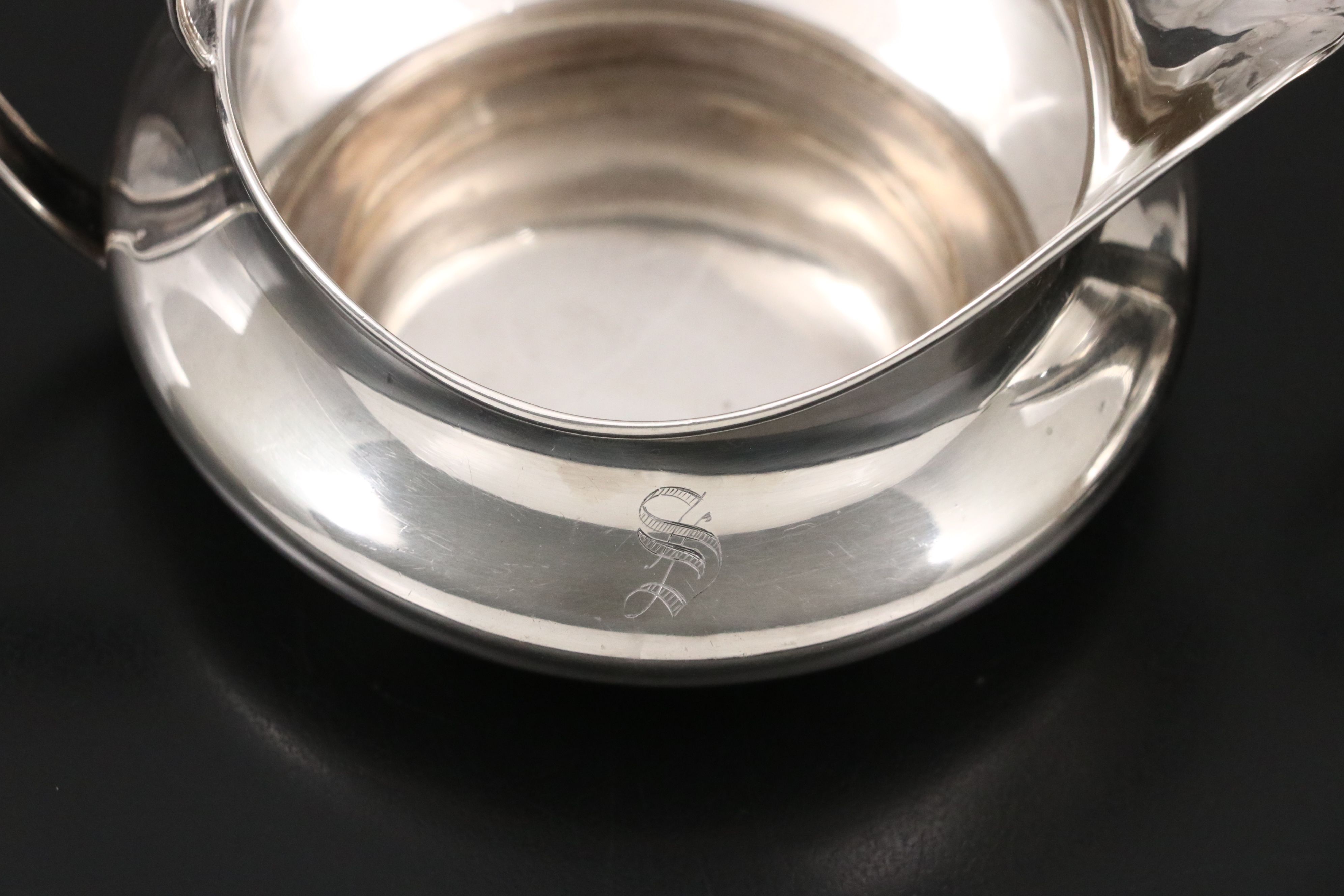 Amston Sterling Compote, Watson Sterling Vase, and Sterling Tea Accessories