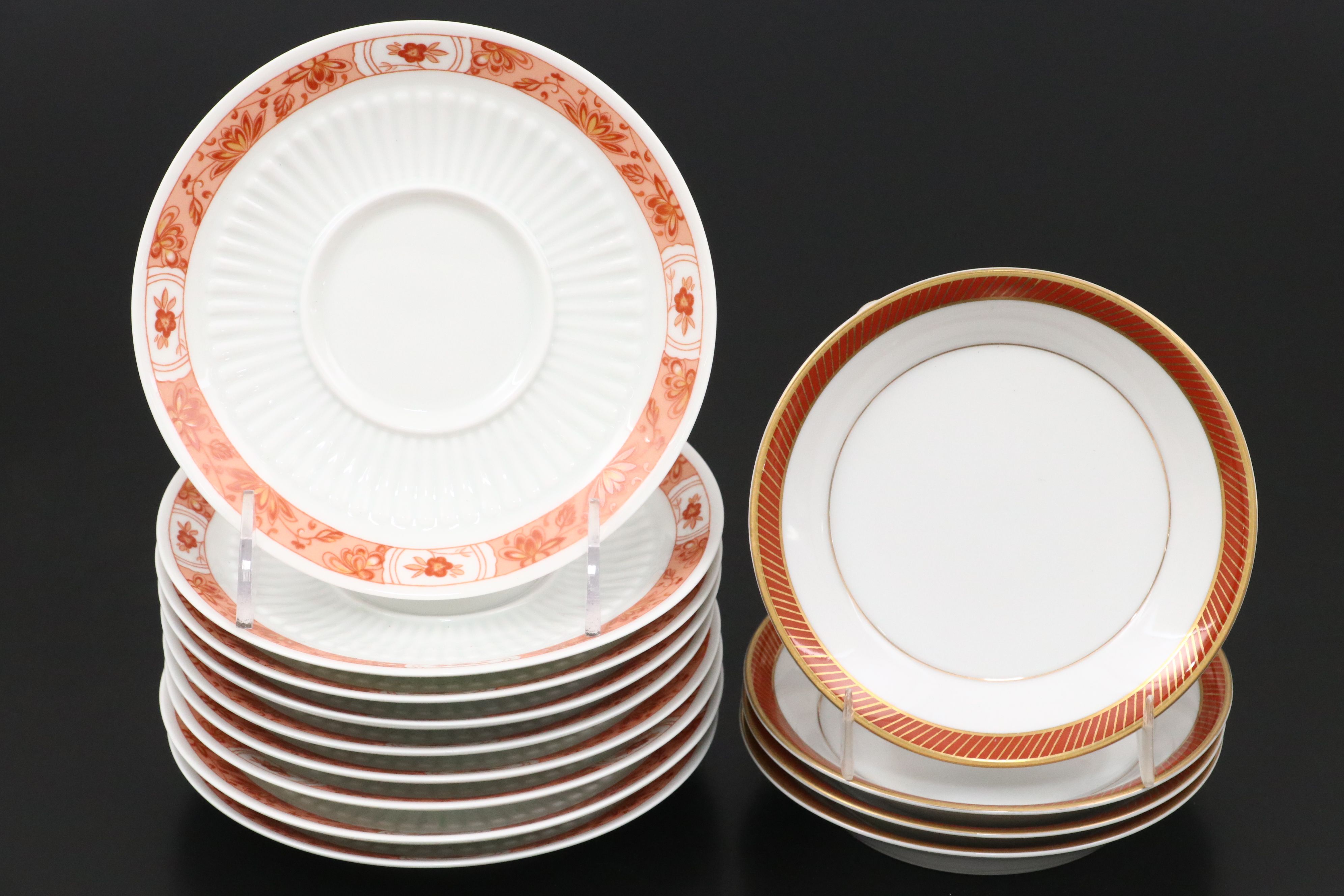 Fitz & Floyd "Bordure Rogue" and Ceralene Porcelain Teaware, 1975