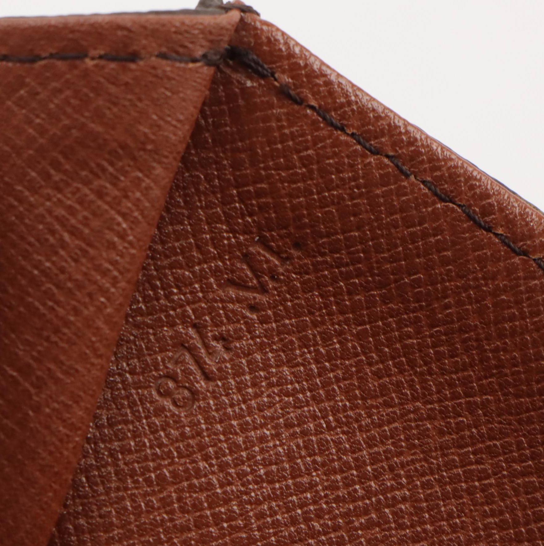 Louis Vuitton Lena Pochette Envelope Clutch in Monogram Canvas and Leather