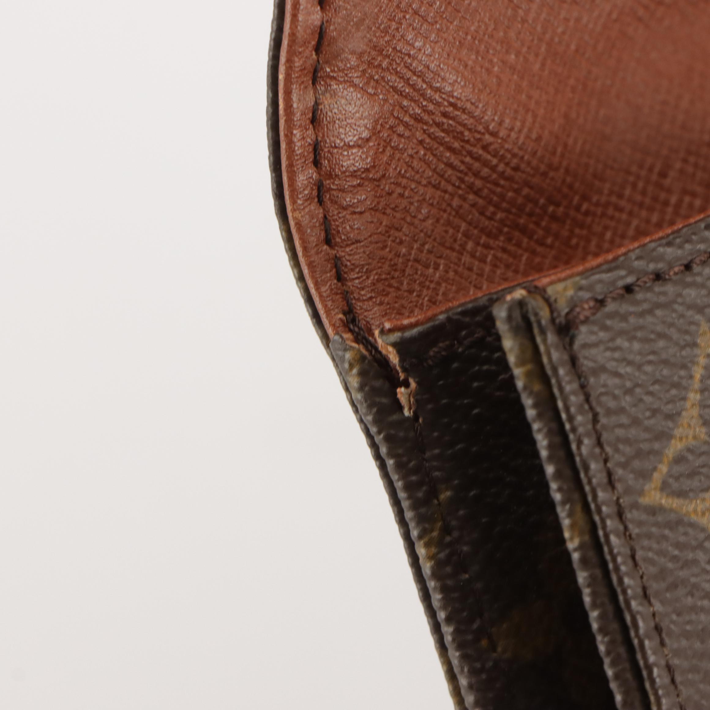 Louis Vuitton Lena Pochette Envelope Clutch in Monogram Canvas and Leather