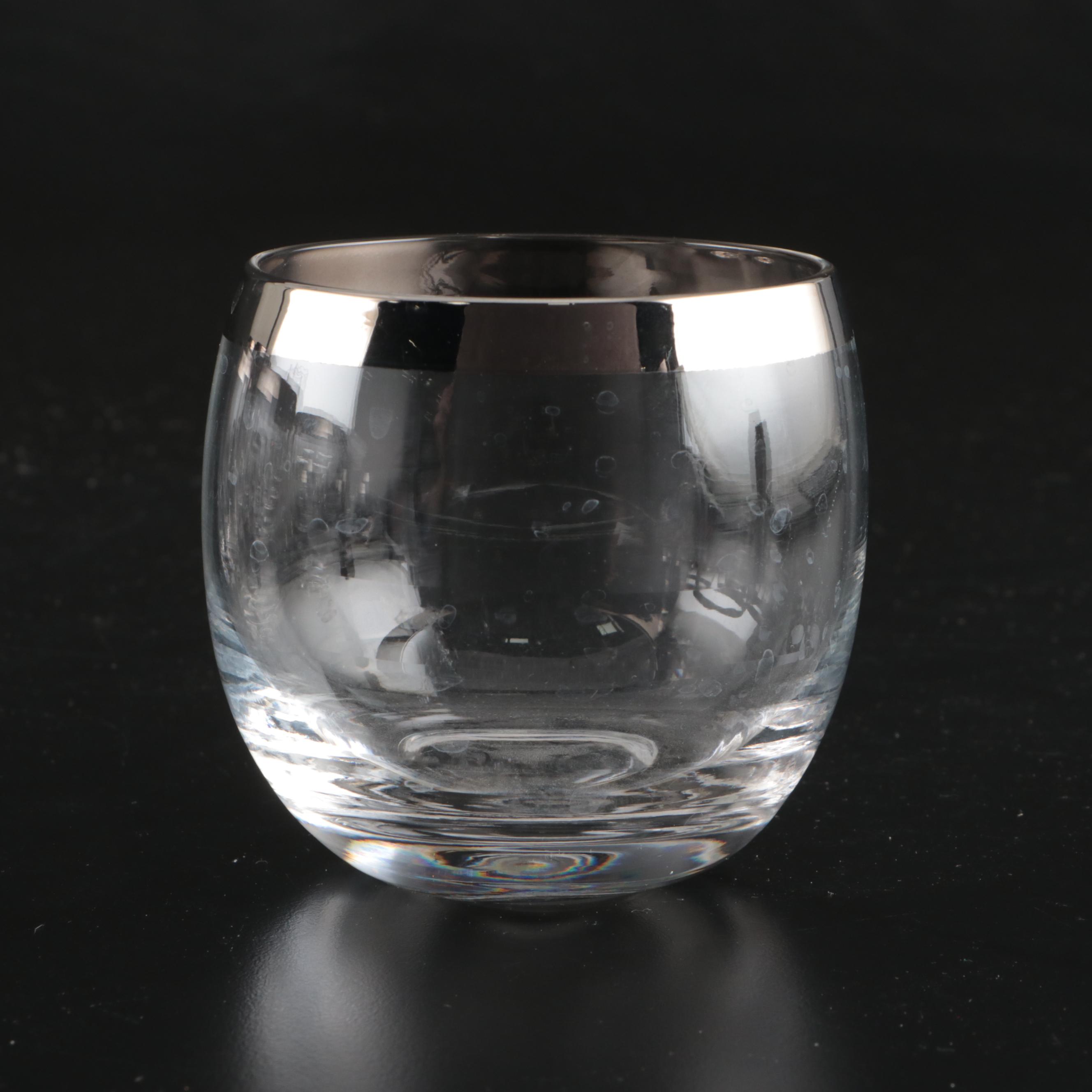 Dorothy Thorpe MCM Crystal and Silver Barware Collection