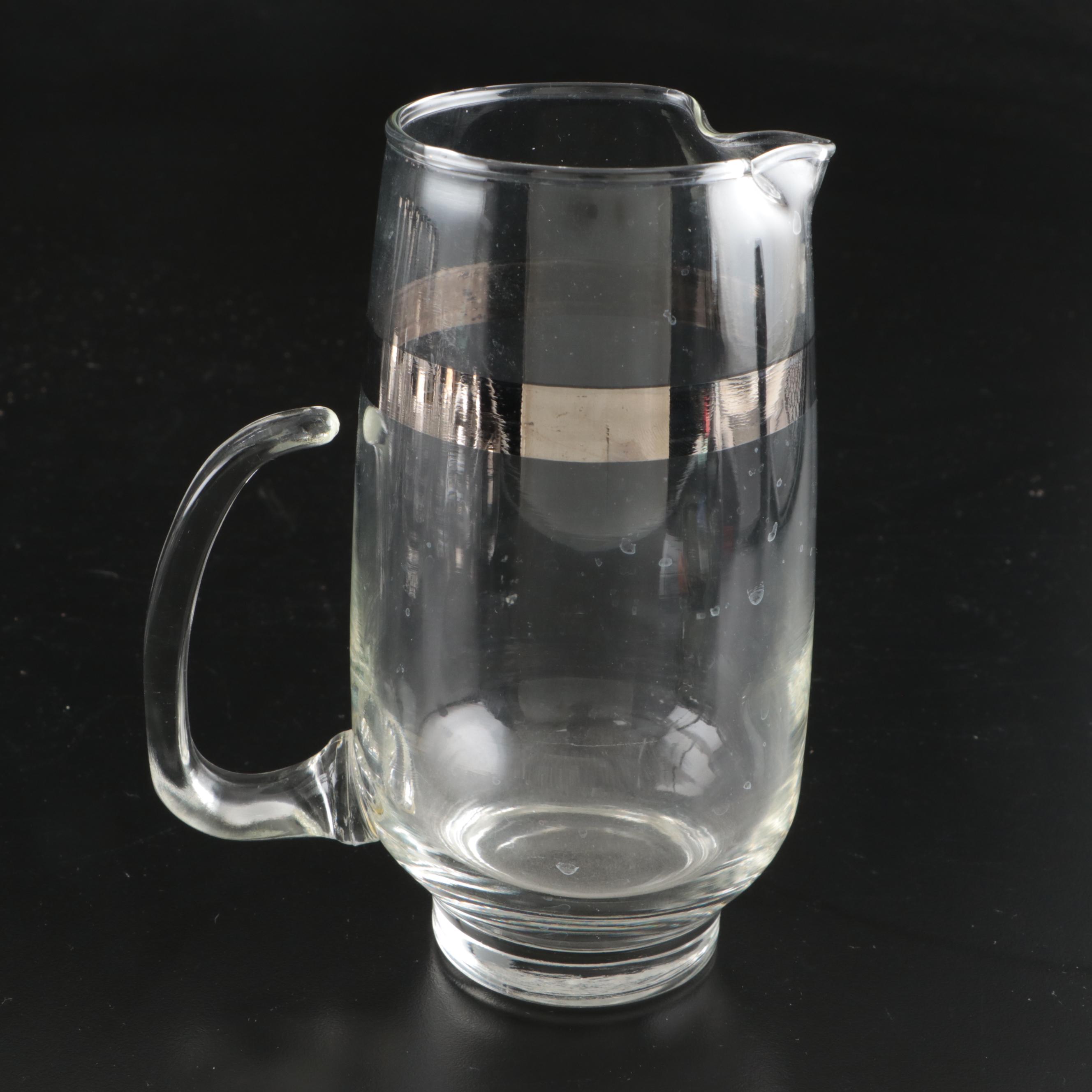 Dorothy Thorpe MCM Crystal and Silver Barware Collection