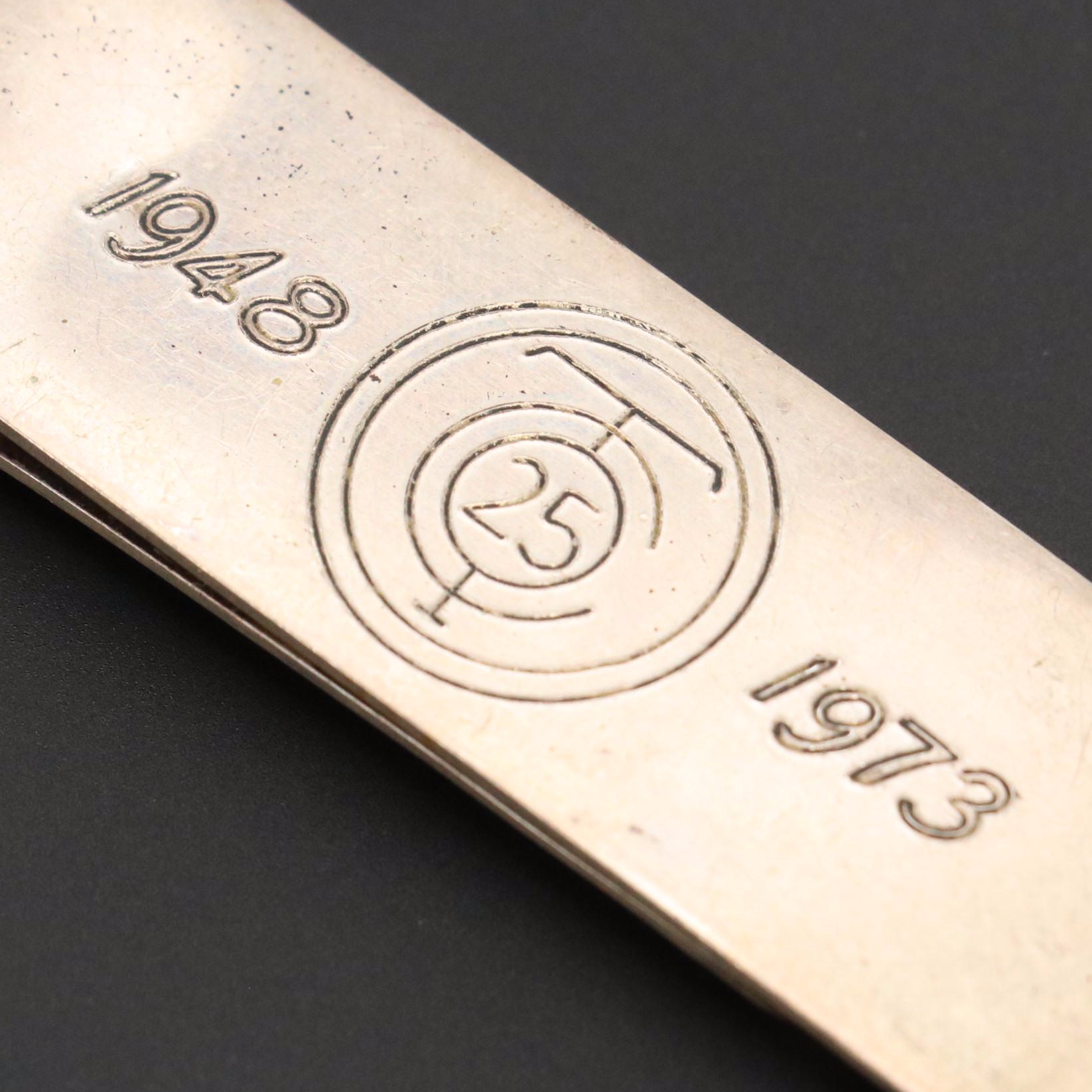 Tiffany & Co. Sterling Silver 25 Year Anniversary Money Clip