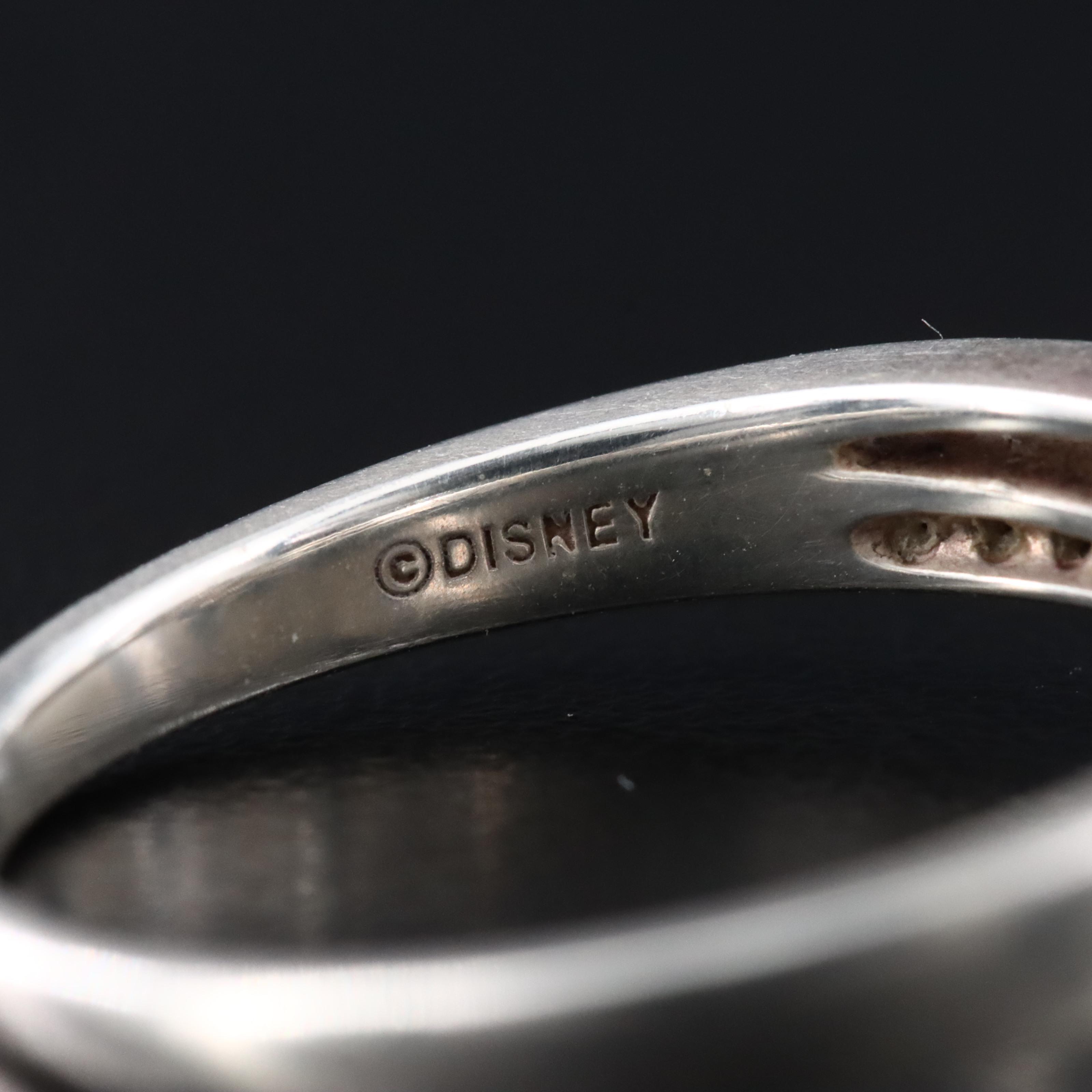 Disney Sterling CZ Mickey Mouse Ring