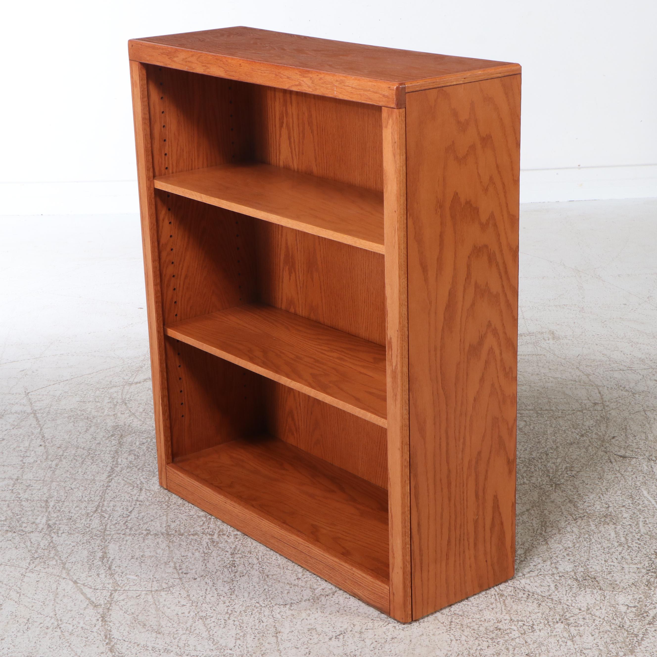 Oak Veneered Bookcase