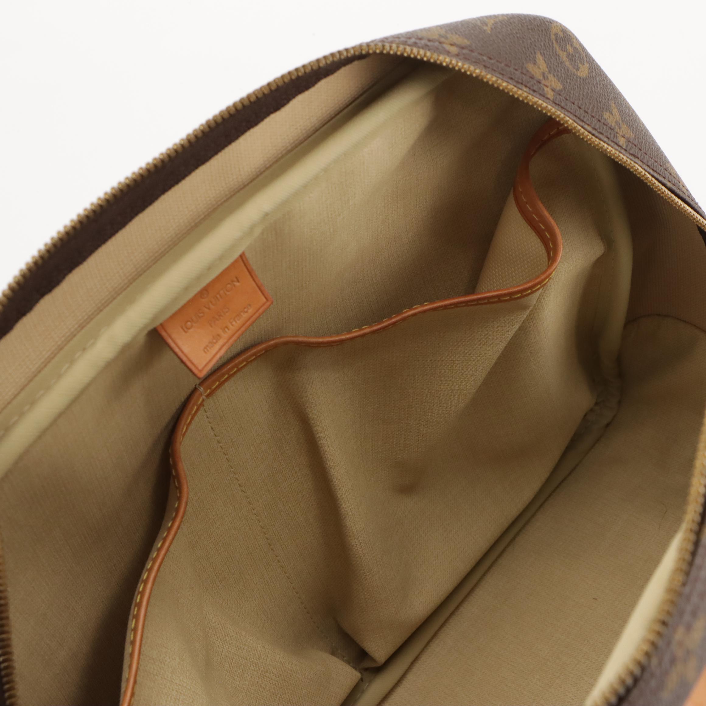 Louis Vuitton Deauville Handbag in Monogram Canvas and Vachetta Leather