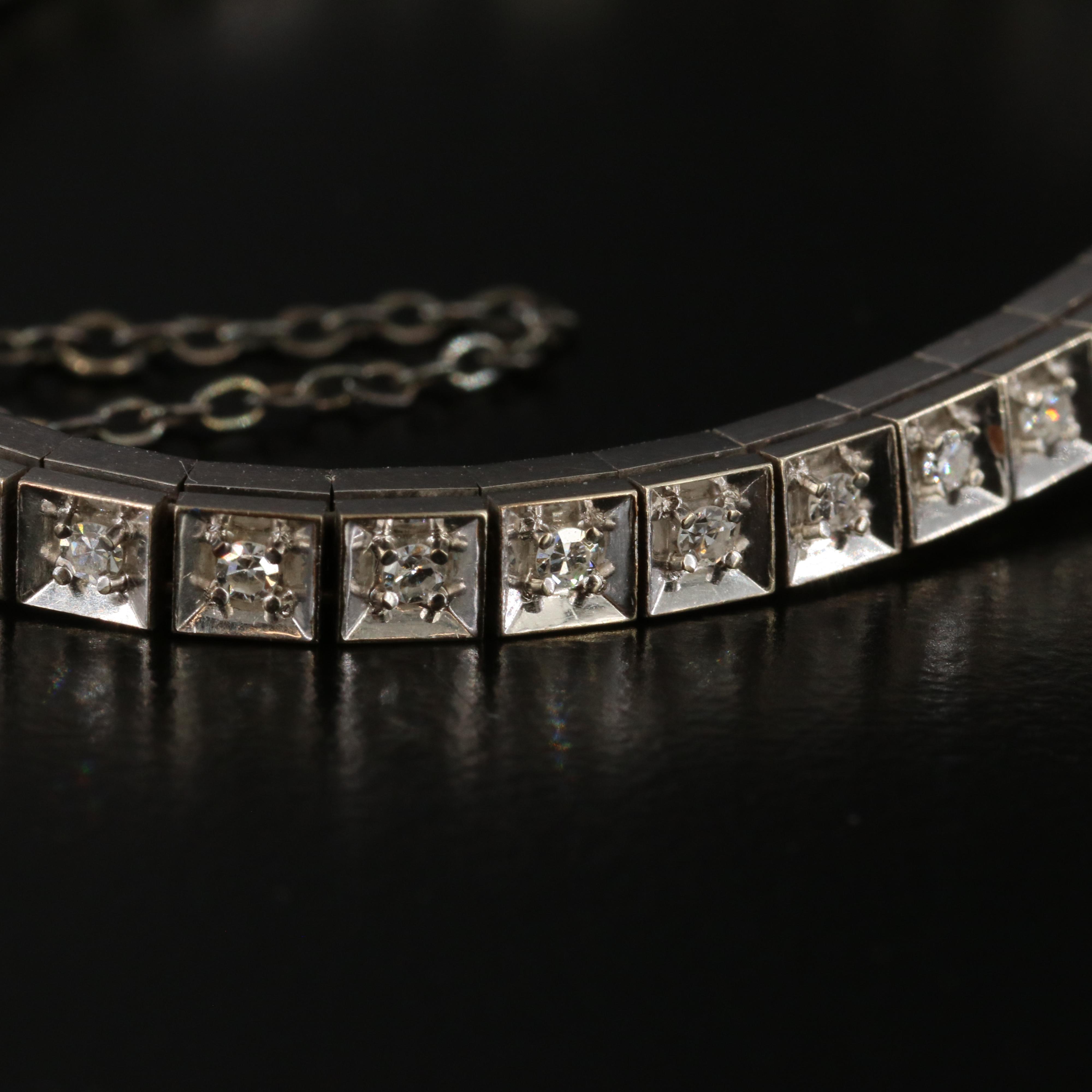 Omega Diamond & 14K Gold Vintage Cocktail Watch