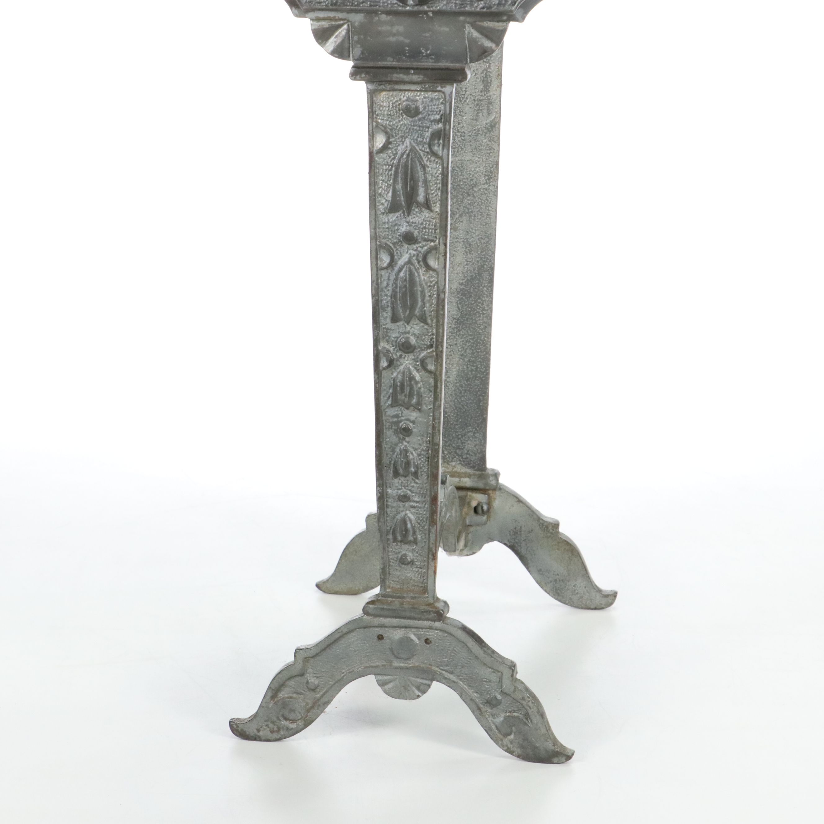 Art Nouveau Metal Smoking Cabinet, Early 20th Century