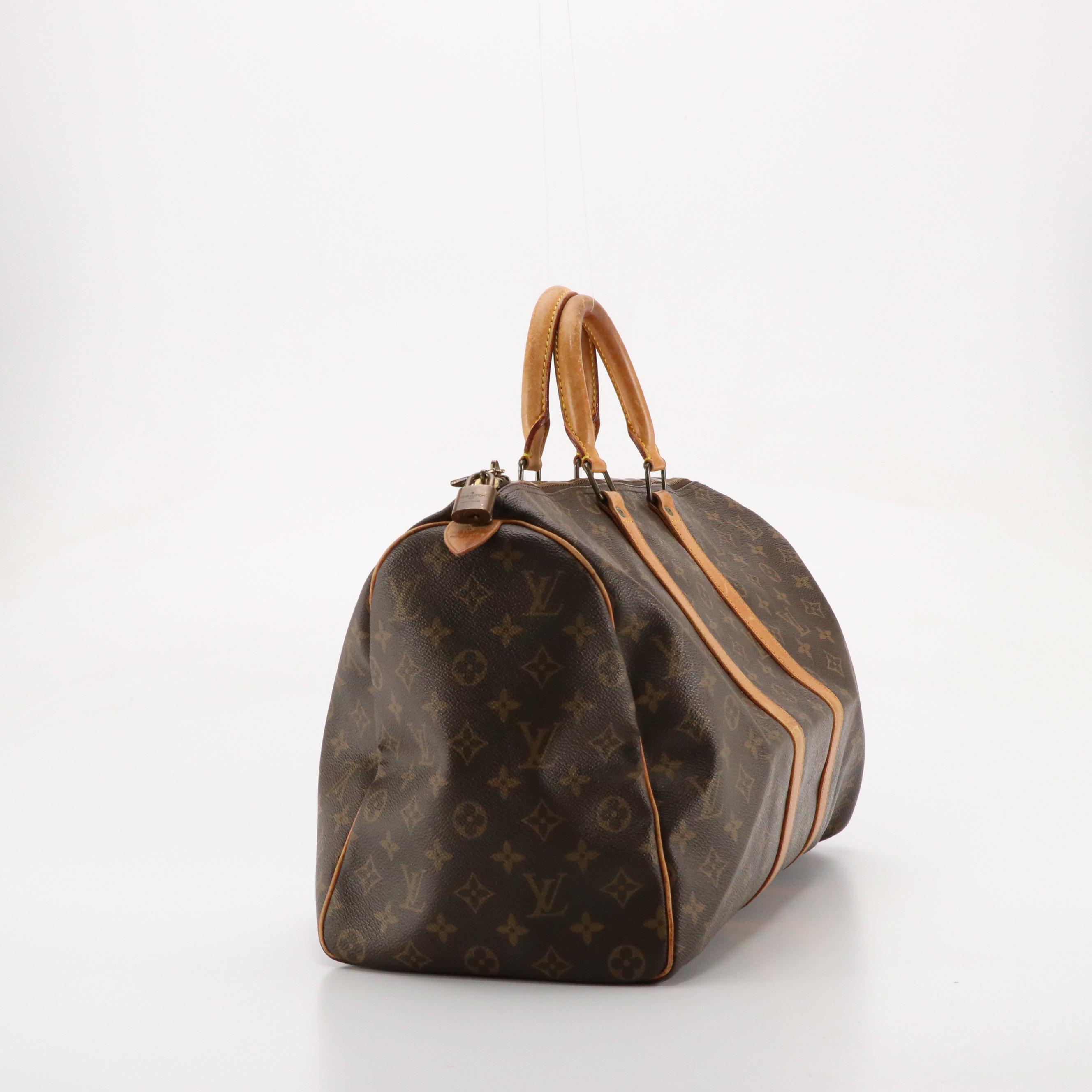 Louis Vuitton Keep all 45 in Monogram Canvas and Leather Trim