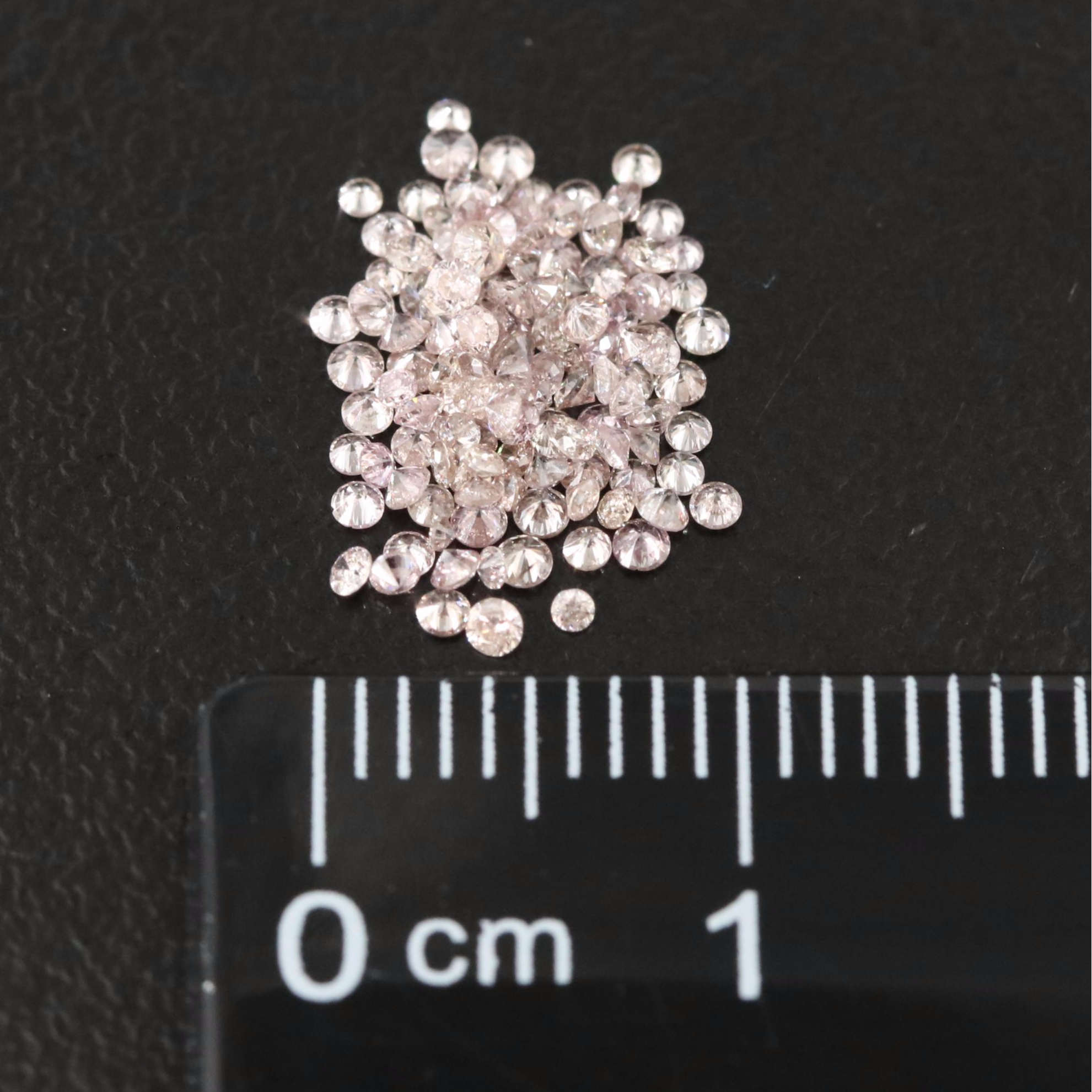 Loose 1.00 CTW Light Pink Diamond Melee Lot