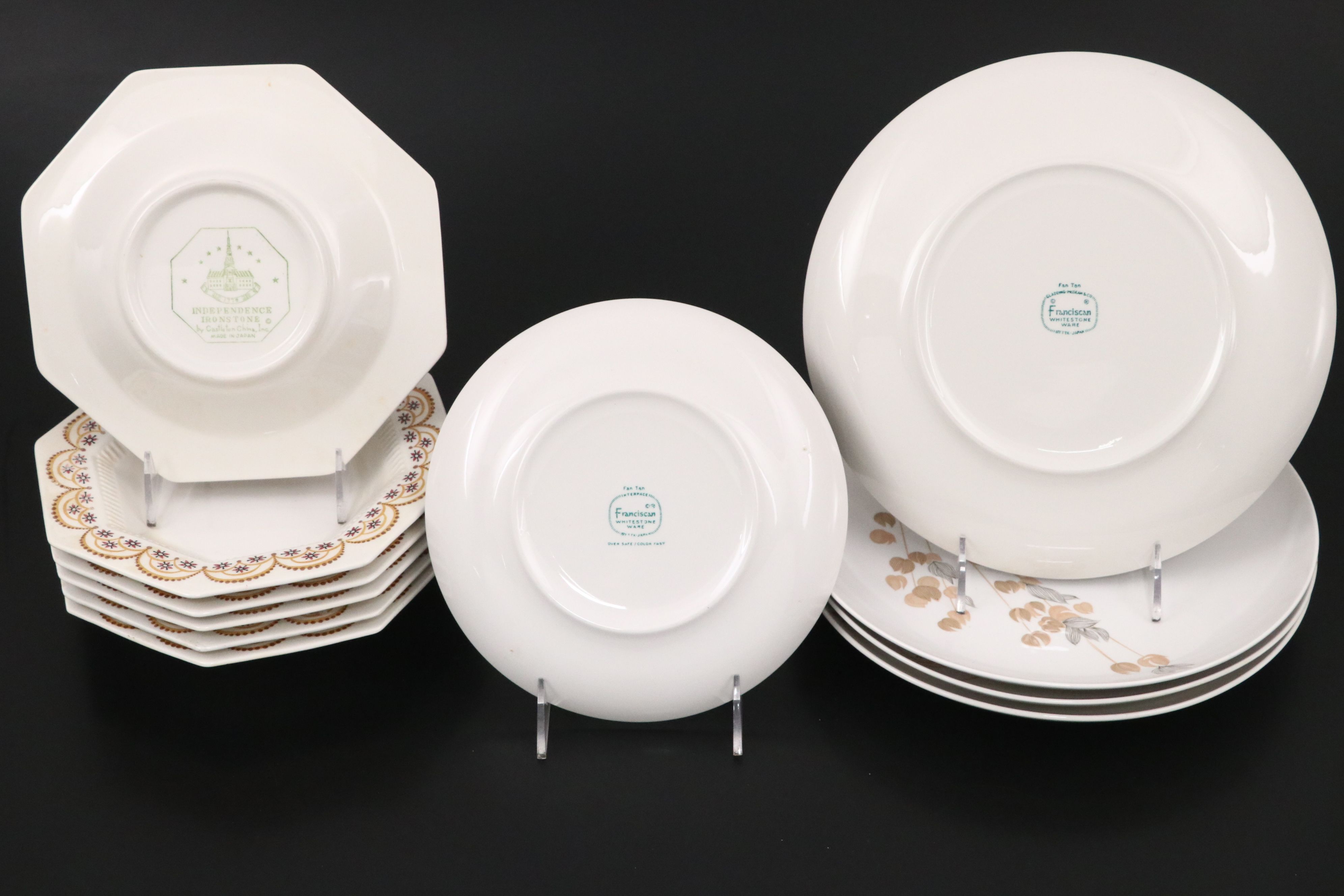 Sheffield 19 Piece Cutlery Set with Franciscan and Other Porcelain Tableware