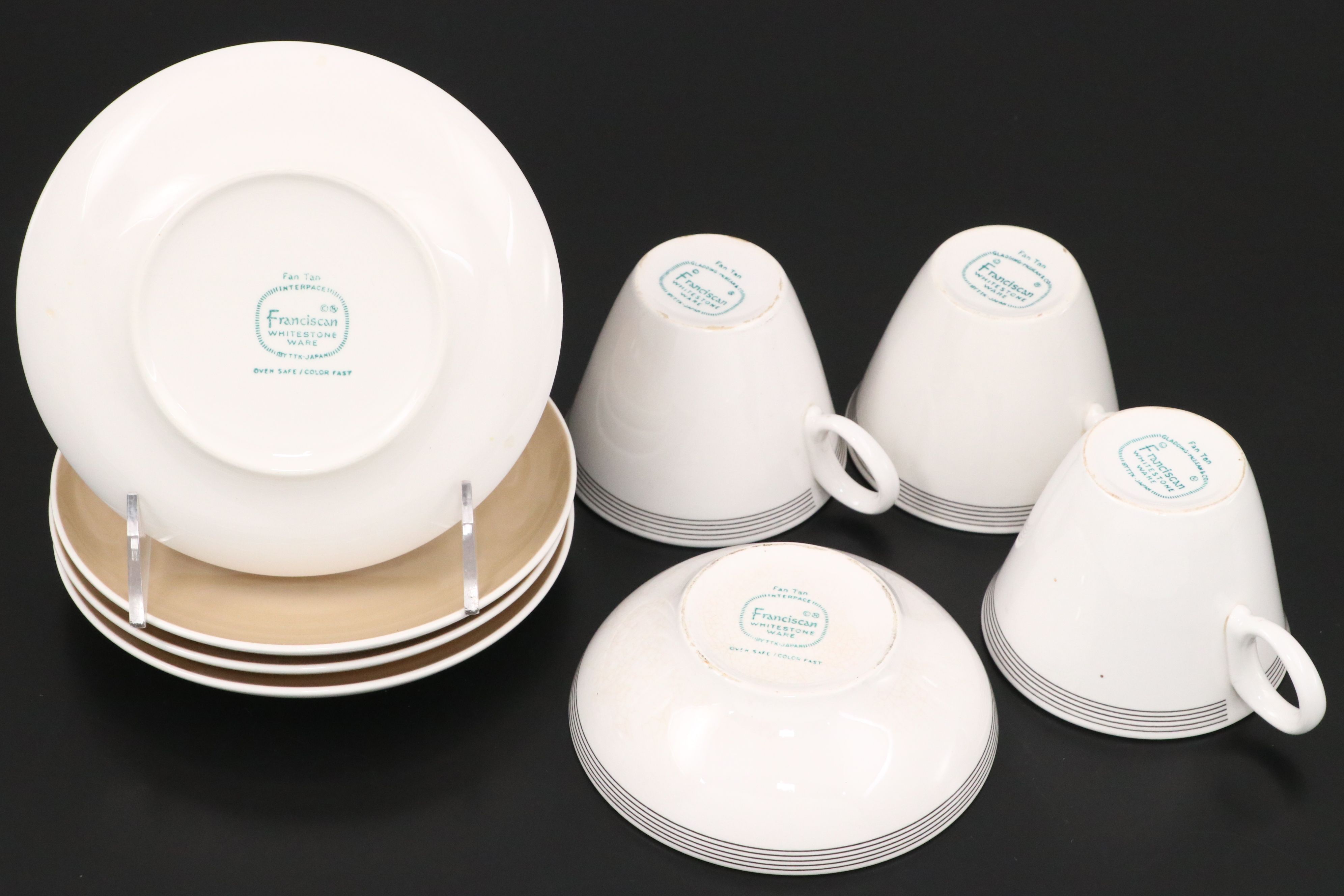 Sheffield 19 Piece Cutlery Set with Franciscan and Other Porcelain Tableware