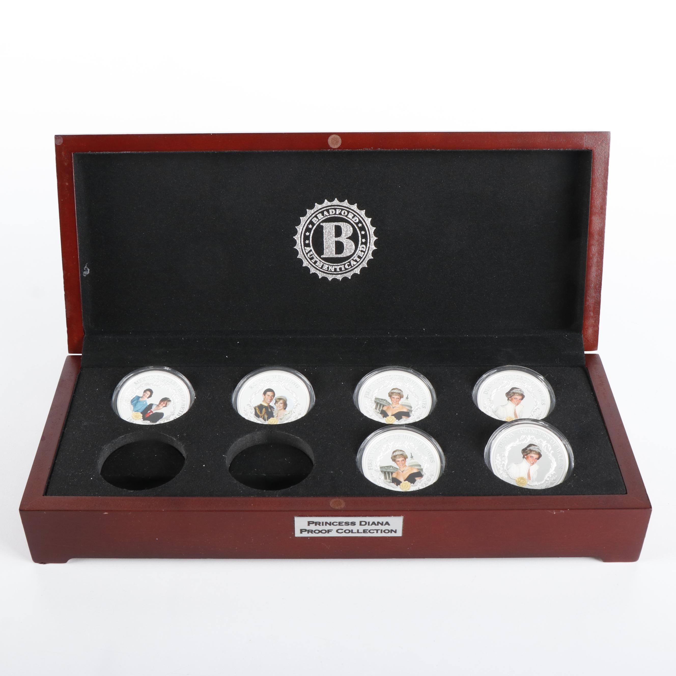Three Bradford Exchange Silver Plated Coin Sets