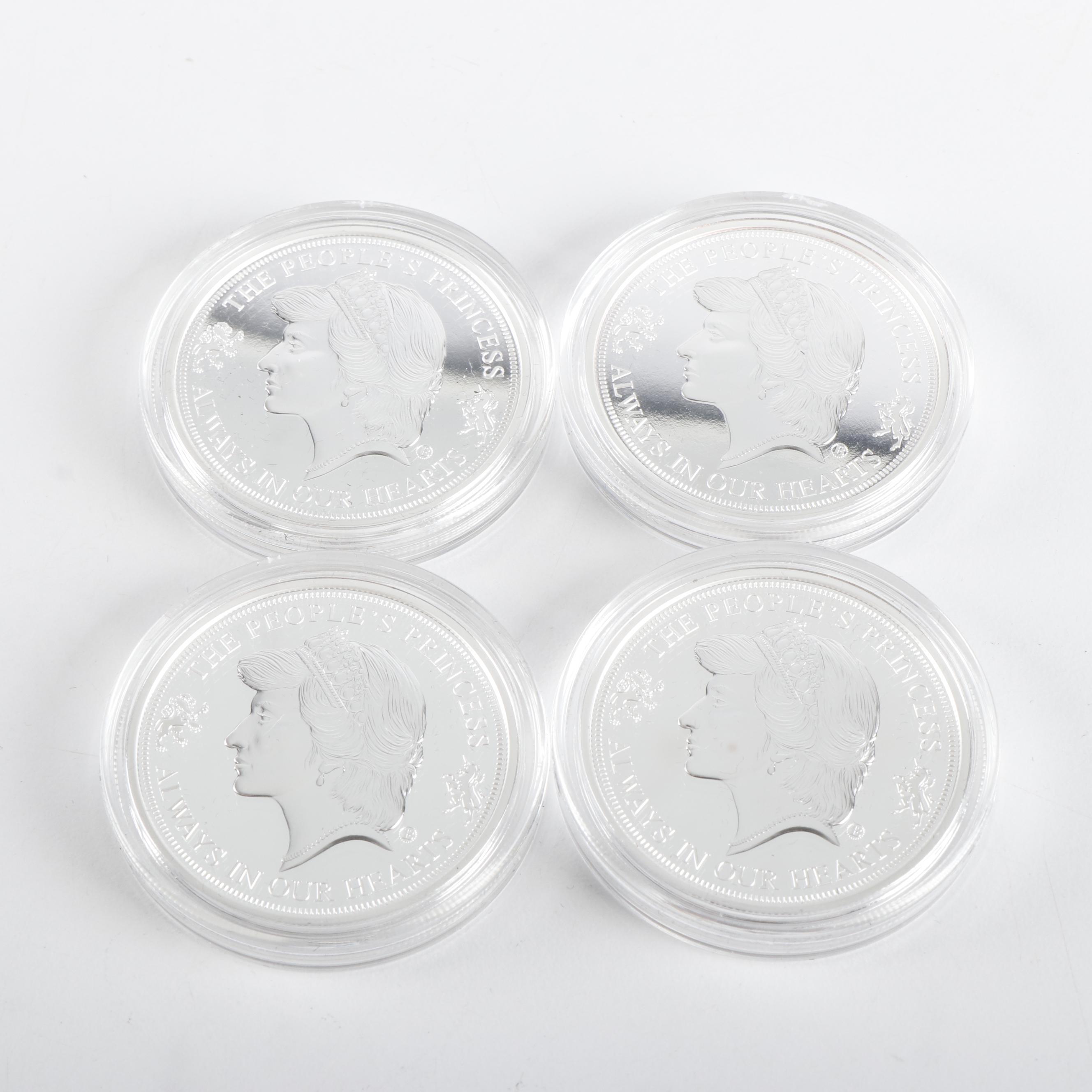 Three Bradford Exchange Silver Plated Coin Sets