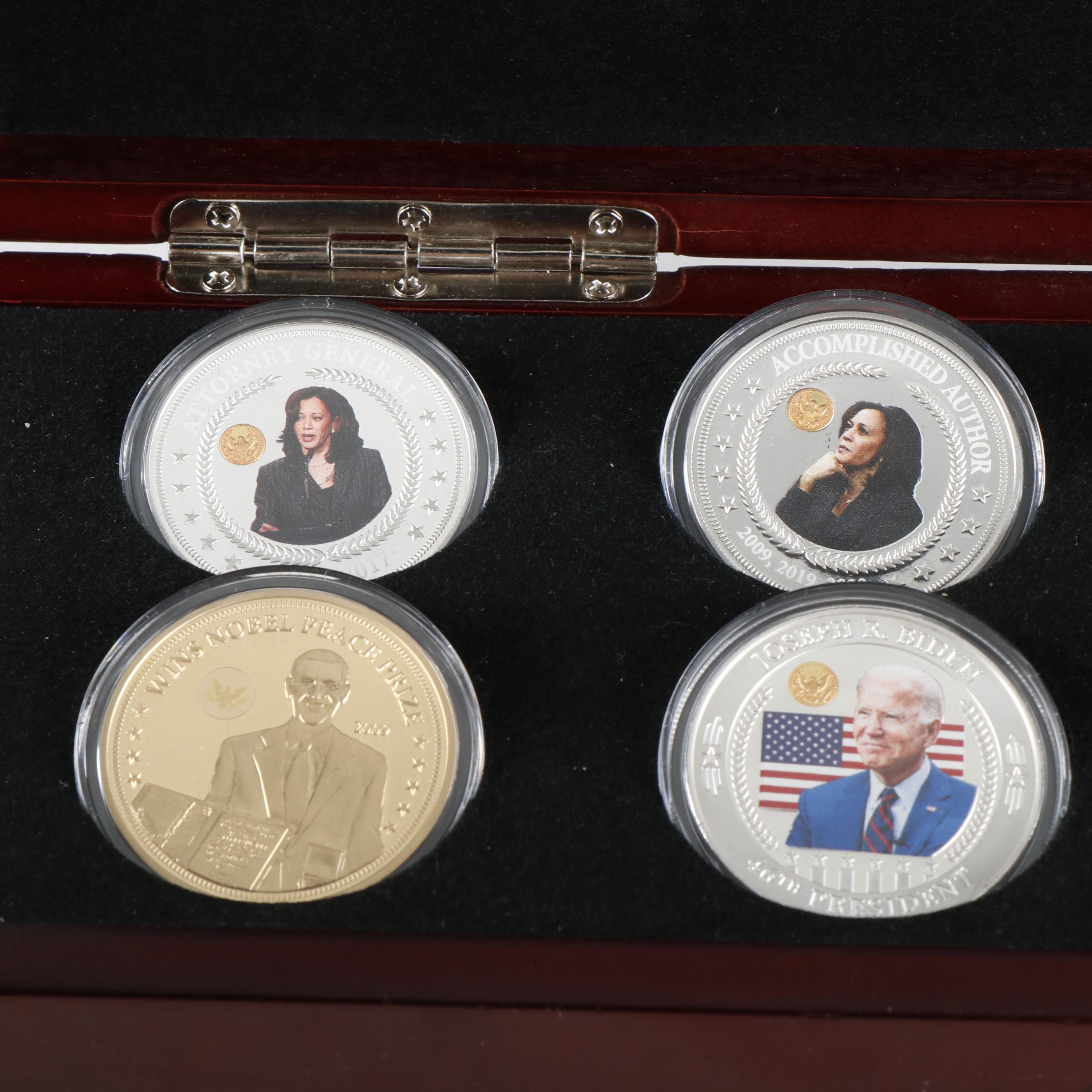 Three Bradford Exchange Silver Plated Coin Sets