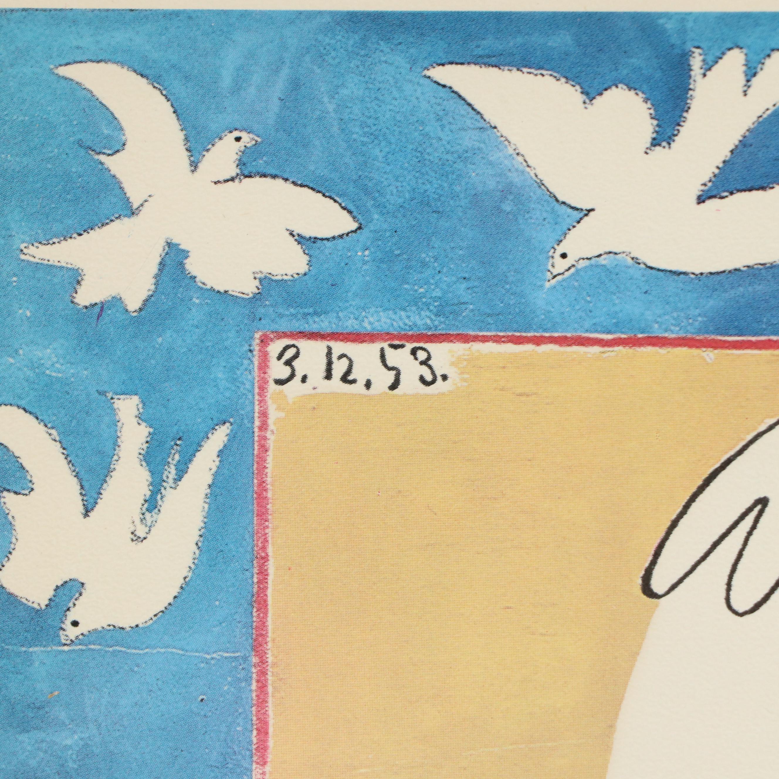 Pablo Picasso Serigraph of "The New Year (L'Annee Nouvelle)," Mid-20th Century