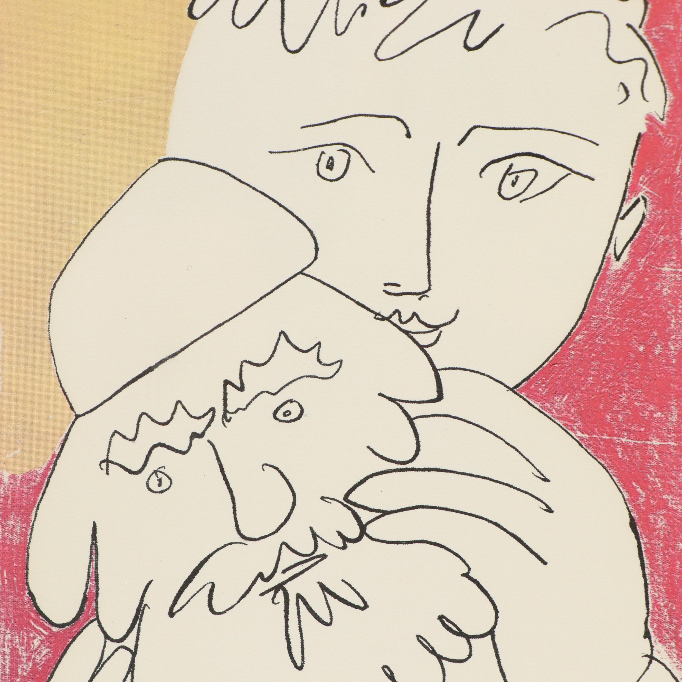 Pablo Picasso Serigraph of "The New Year (L'Annee Nouvelle)," Mid-20th Century