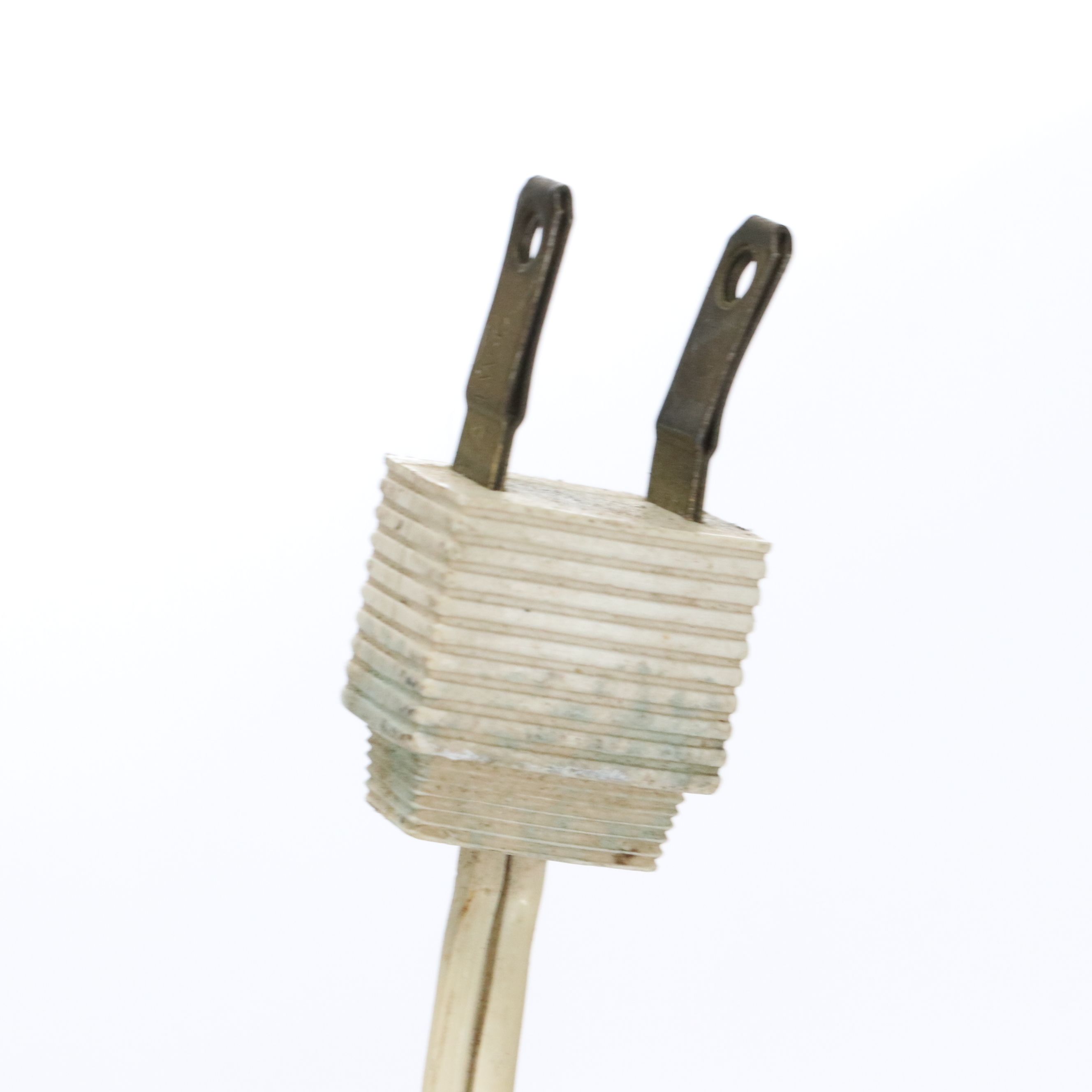 Falkenstein Style Iridescent Amber Glass with Other Pillar Table Lamp