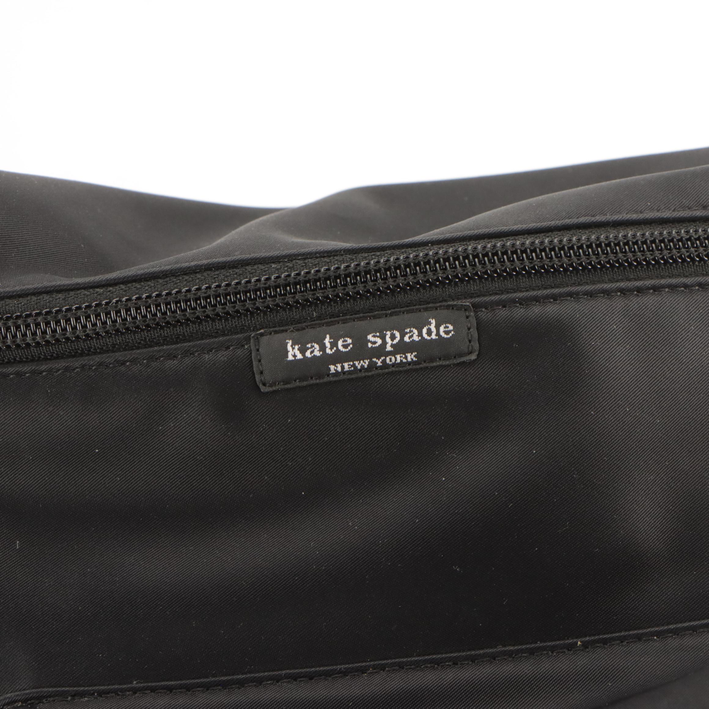 Kate Spade Nylon Mini Backpack & Printed Leather Card Holder, Cole Haan Wallet