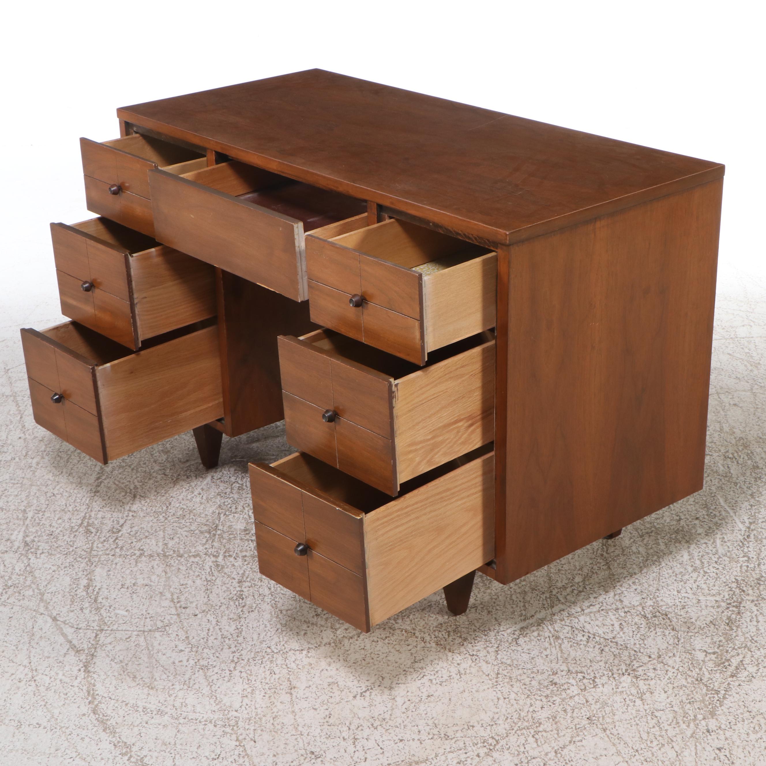 Mid Century Modern Mahogany Writing Desk