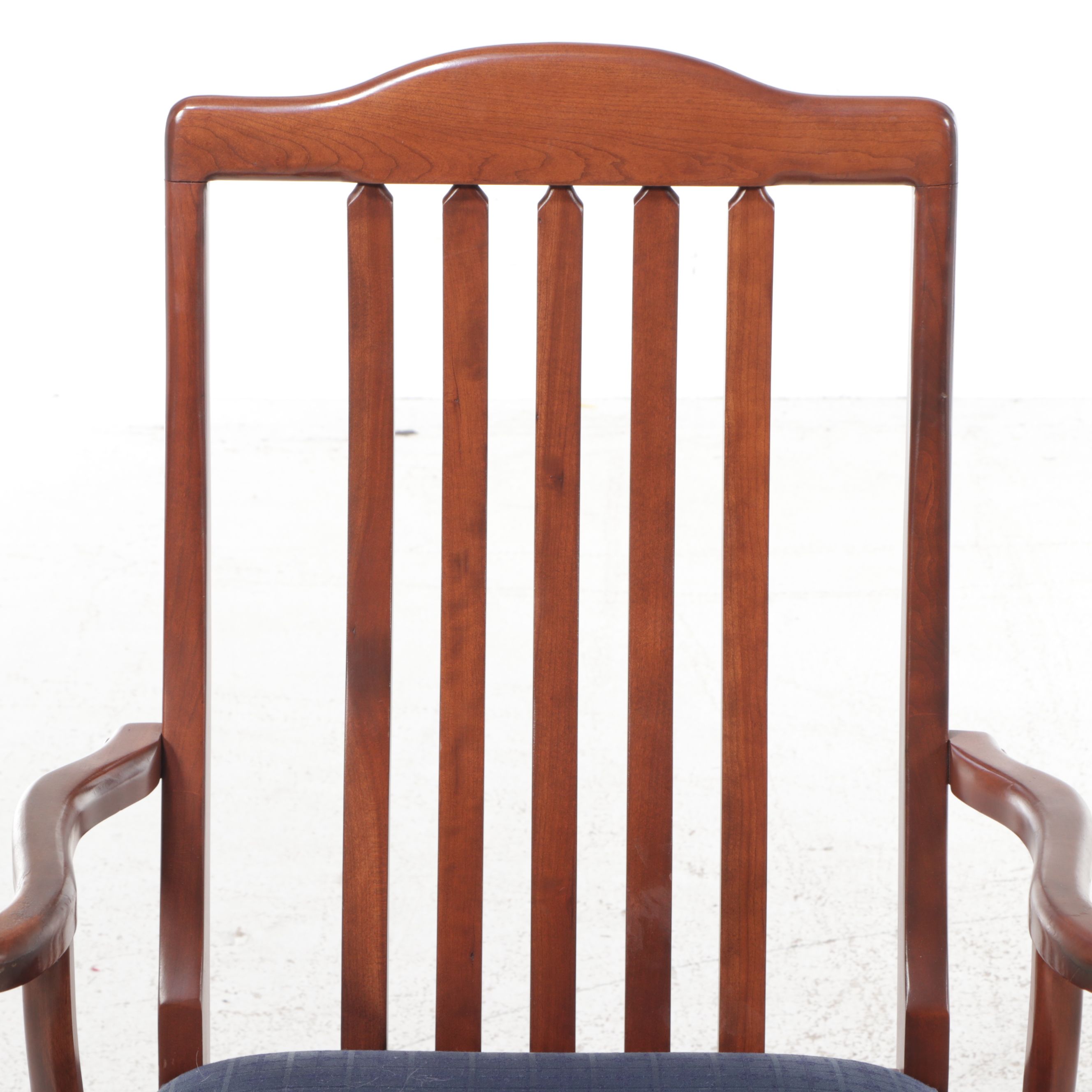 Craftsman Style Wooden Rolling Office Chair