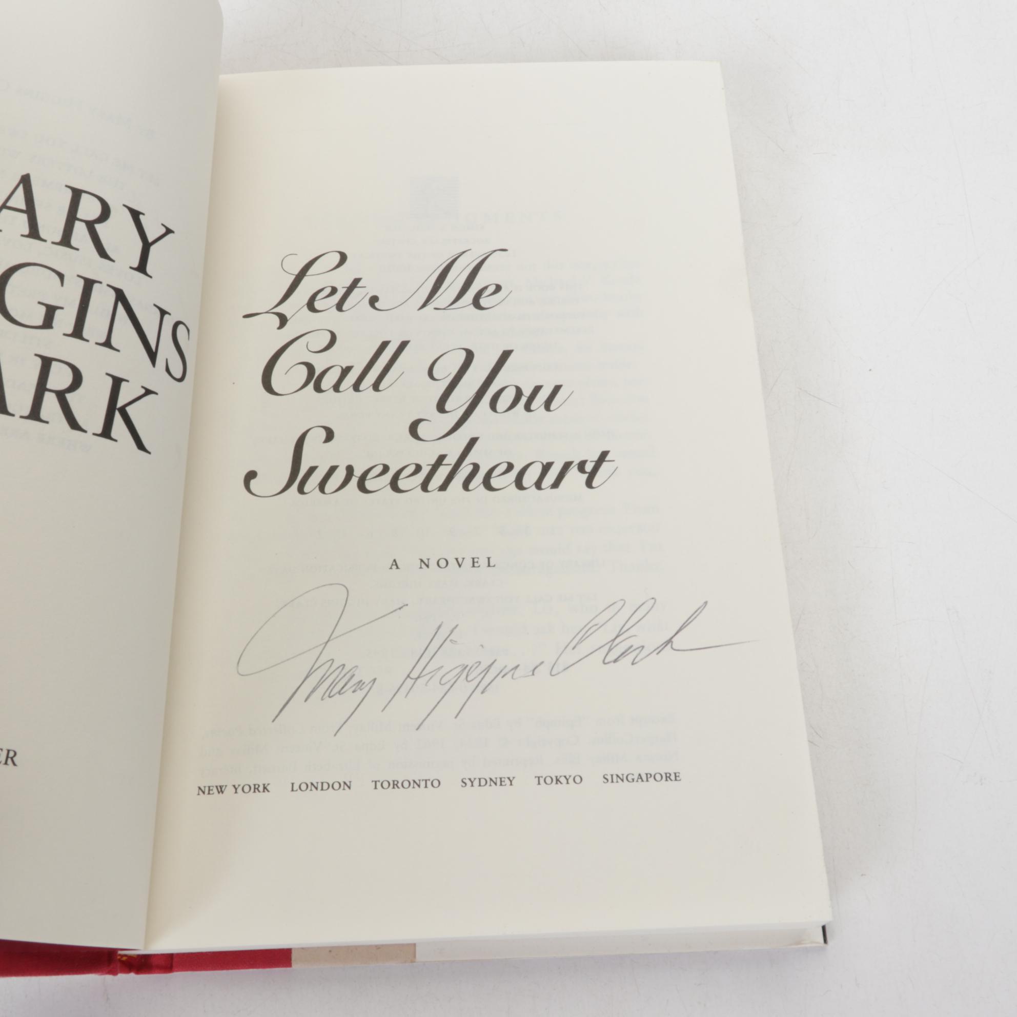 Signed First Edition "Remember Me" and More Books by Mary Higgins Clark