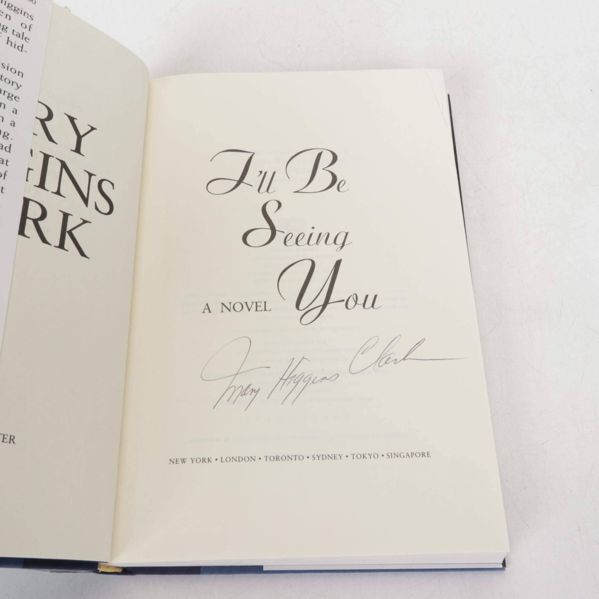 Signed First Edition "Remember Me" and More Books by Mary Higgins Clark