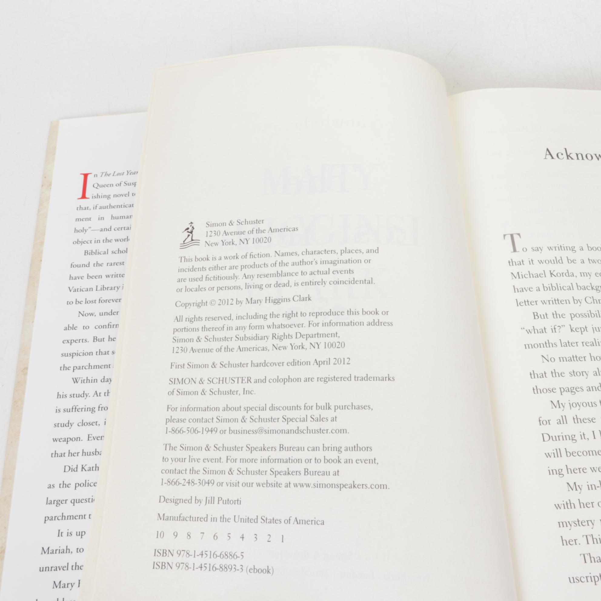 Signed First Edition "Remember Me" and More Books by Mary Higgins Clark