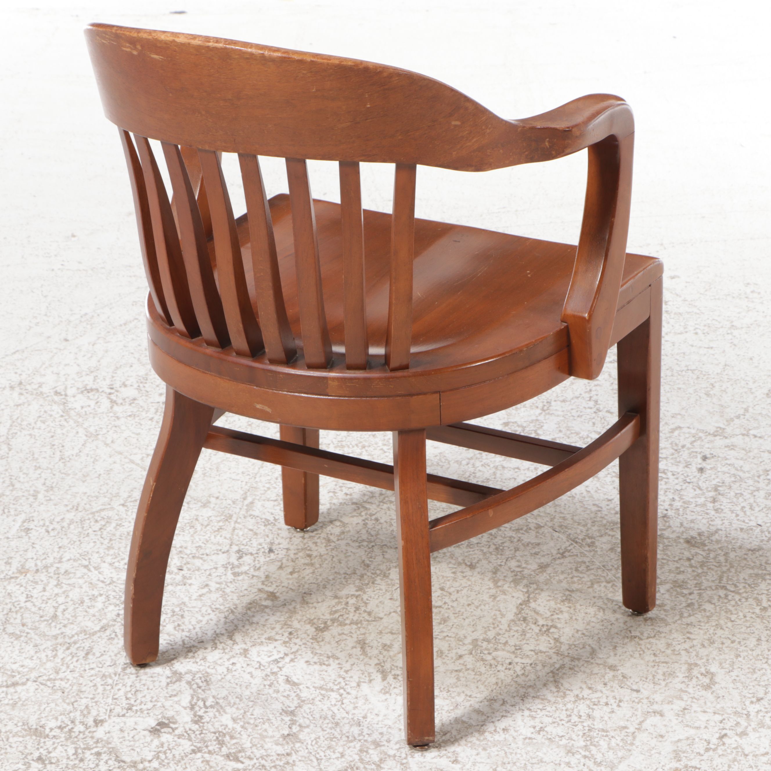 Vintage Maple Banker Chair