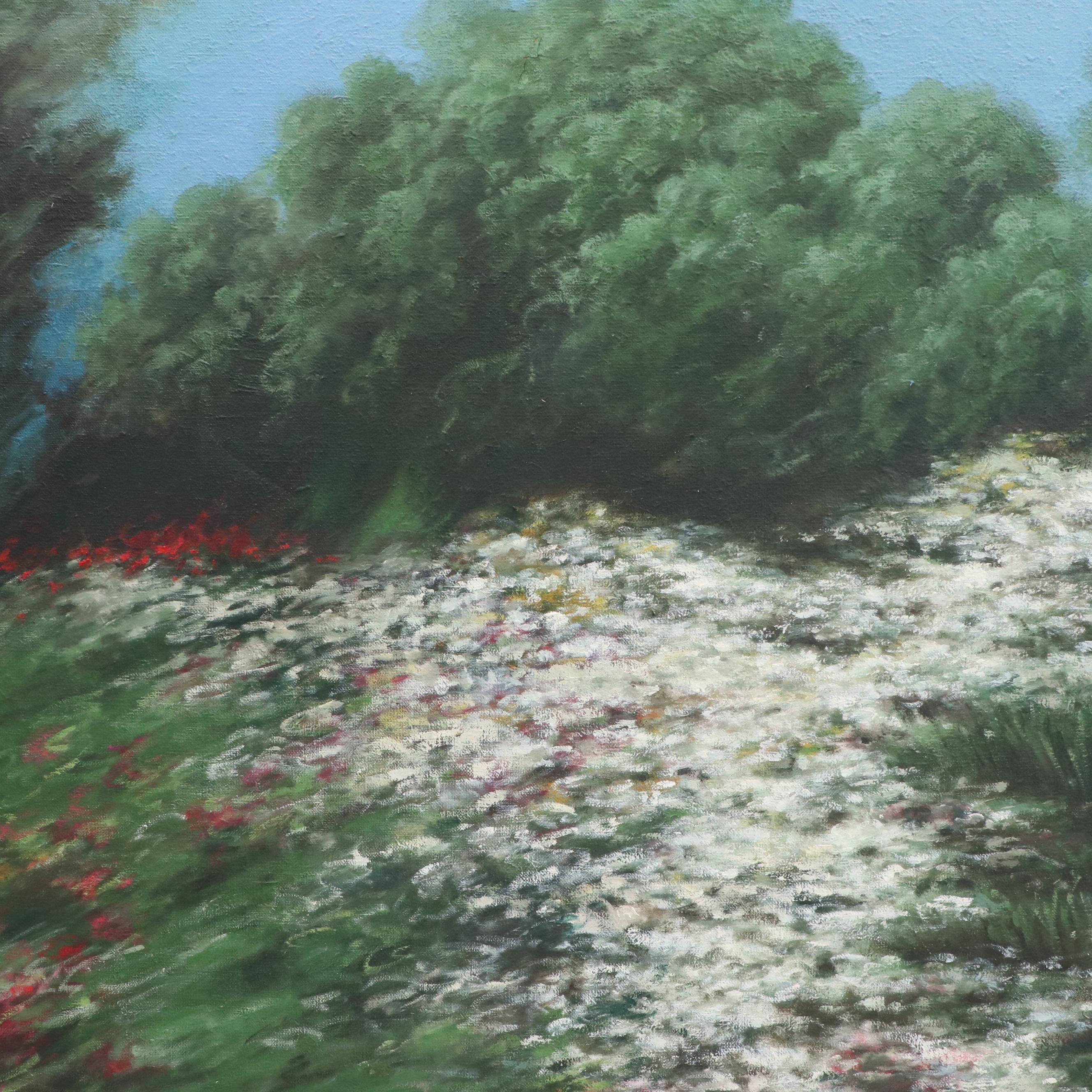 L. Di Rosario Oil Painting Landscape, 1981