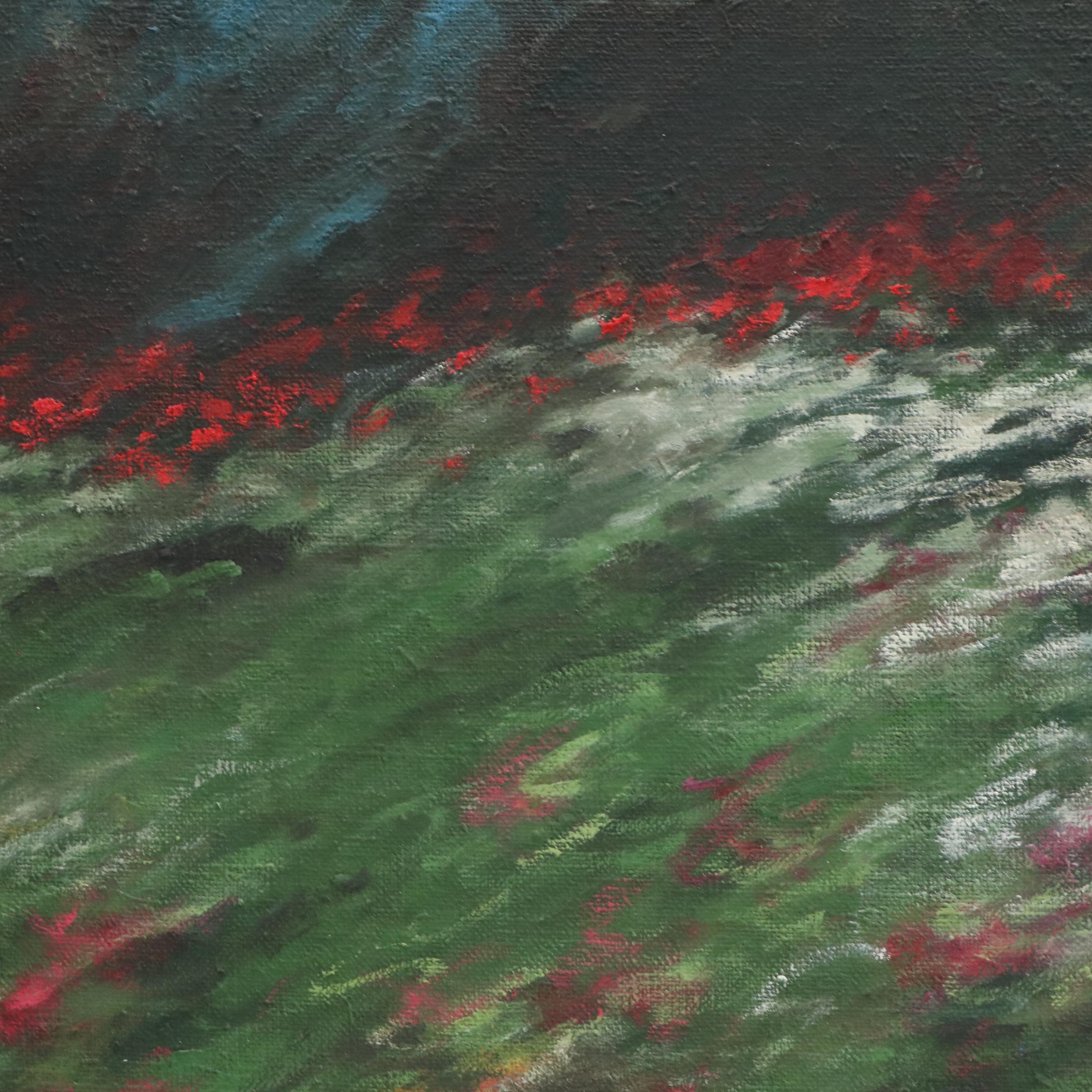 L. Di Rosario Oil Painting Landscape, 1981