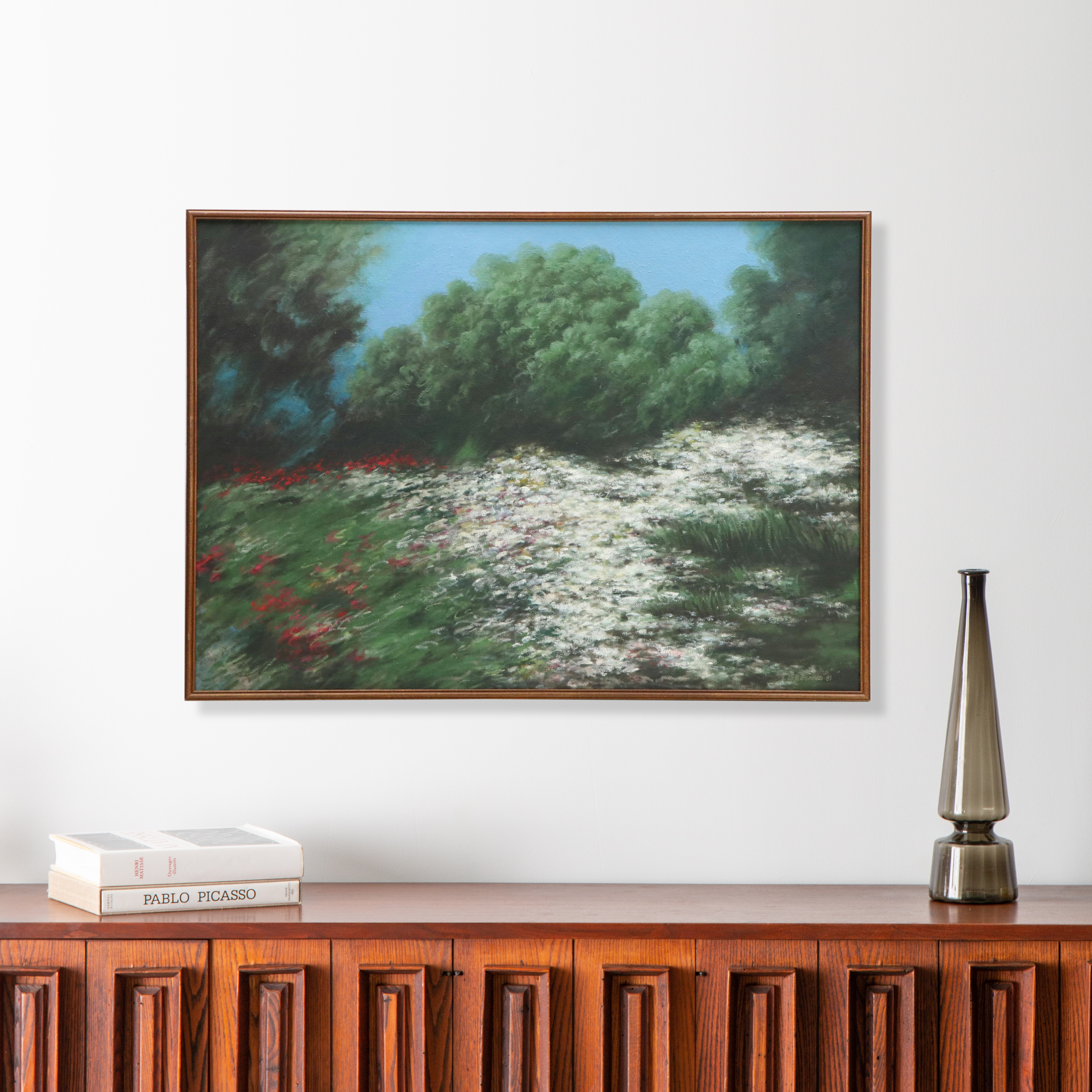 L. Di Rosario Oil Painting Landscape, 1981