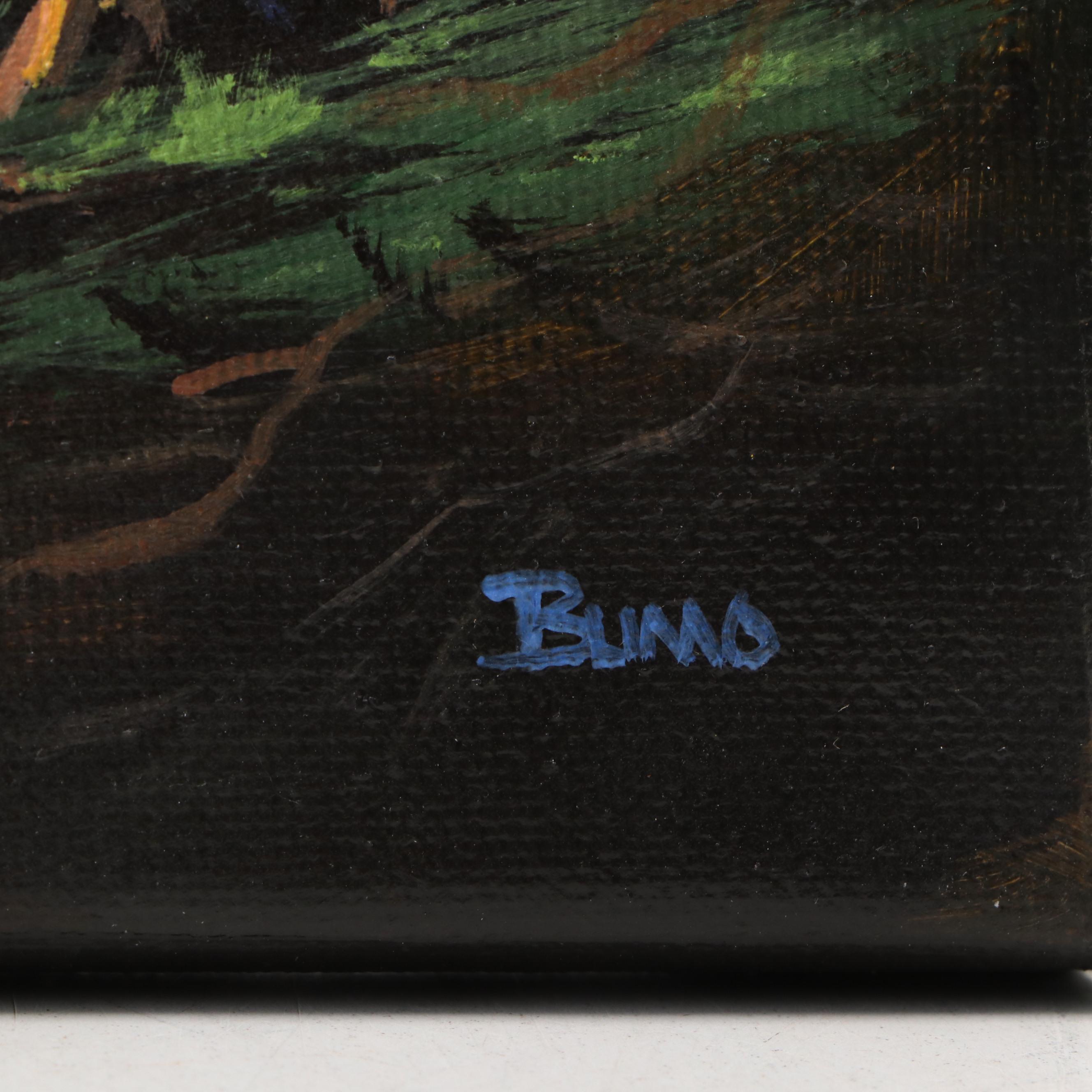 Doug "Bumo" Johnpeer Coastal Landscape Oil Painting, 2025