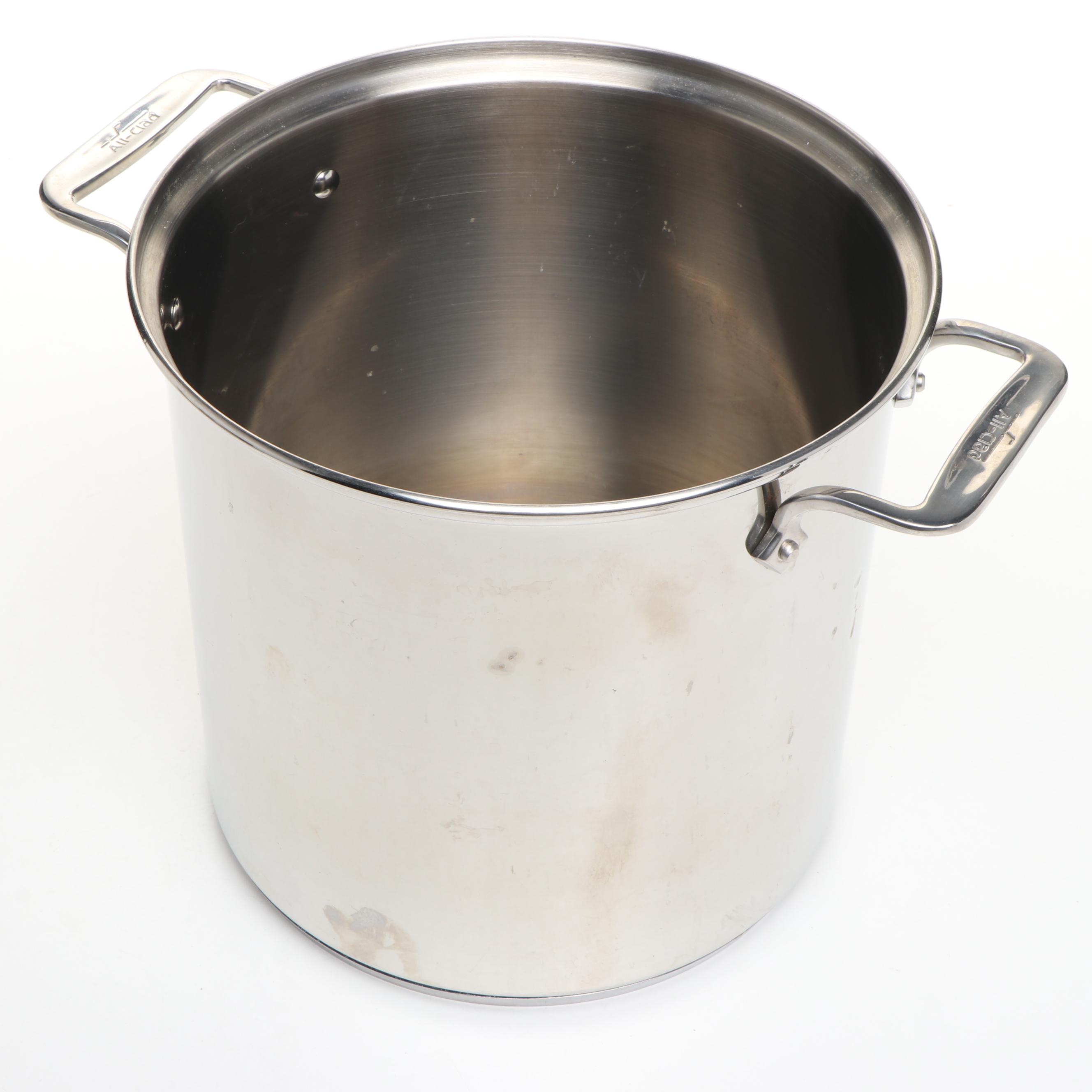 All-Clad Four Piece Stainless Steel Steamer / Stock Pot