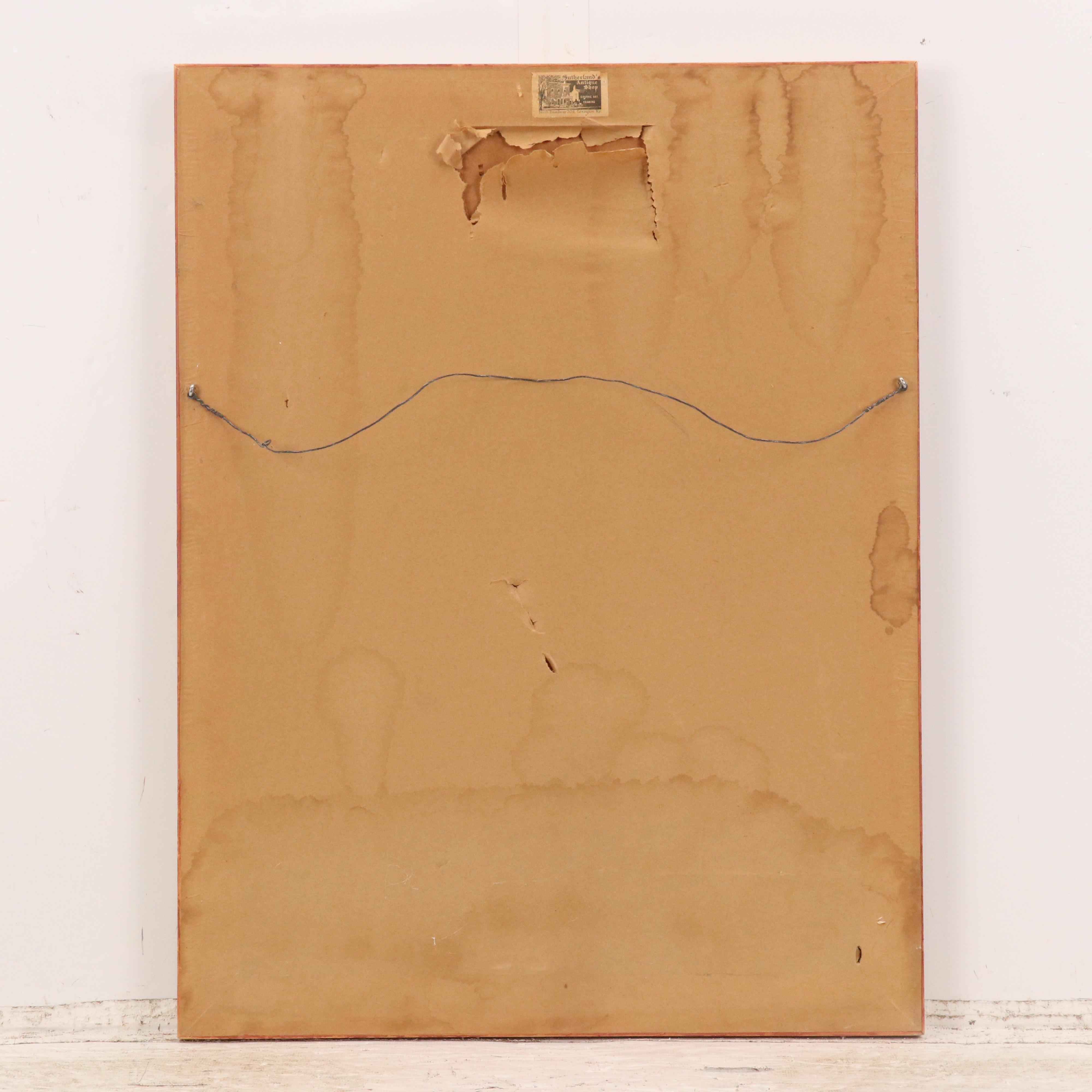 Post Toasties Cereal Lithograph "Sweet Memories," 1909