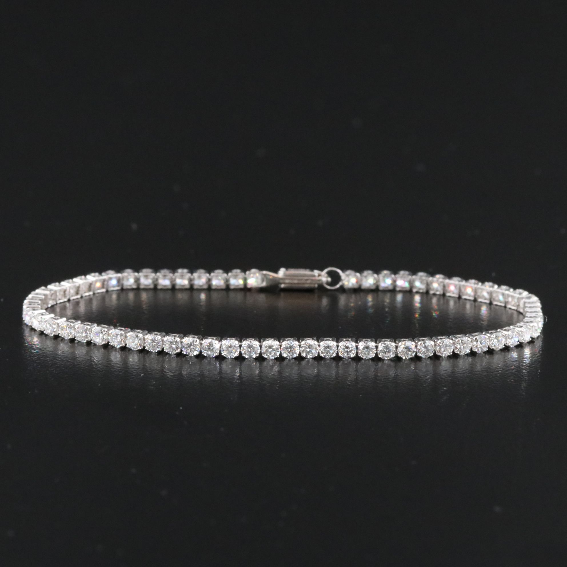 14K 3.00 CTW Lab Grown Diamond Line Bracelet