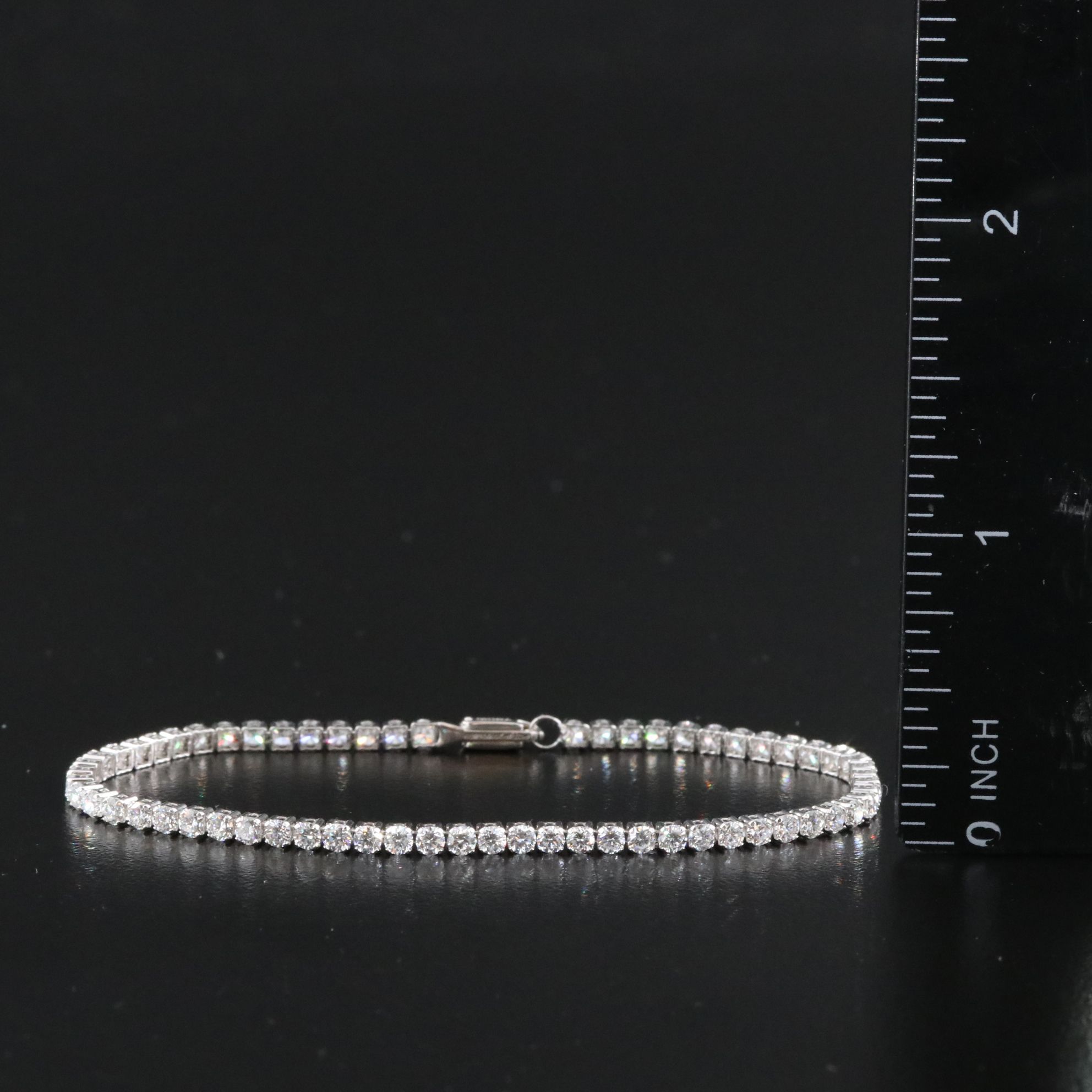 14K 3.00 CTW Lab Grown Diamond Line Bracelet