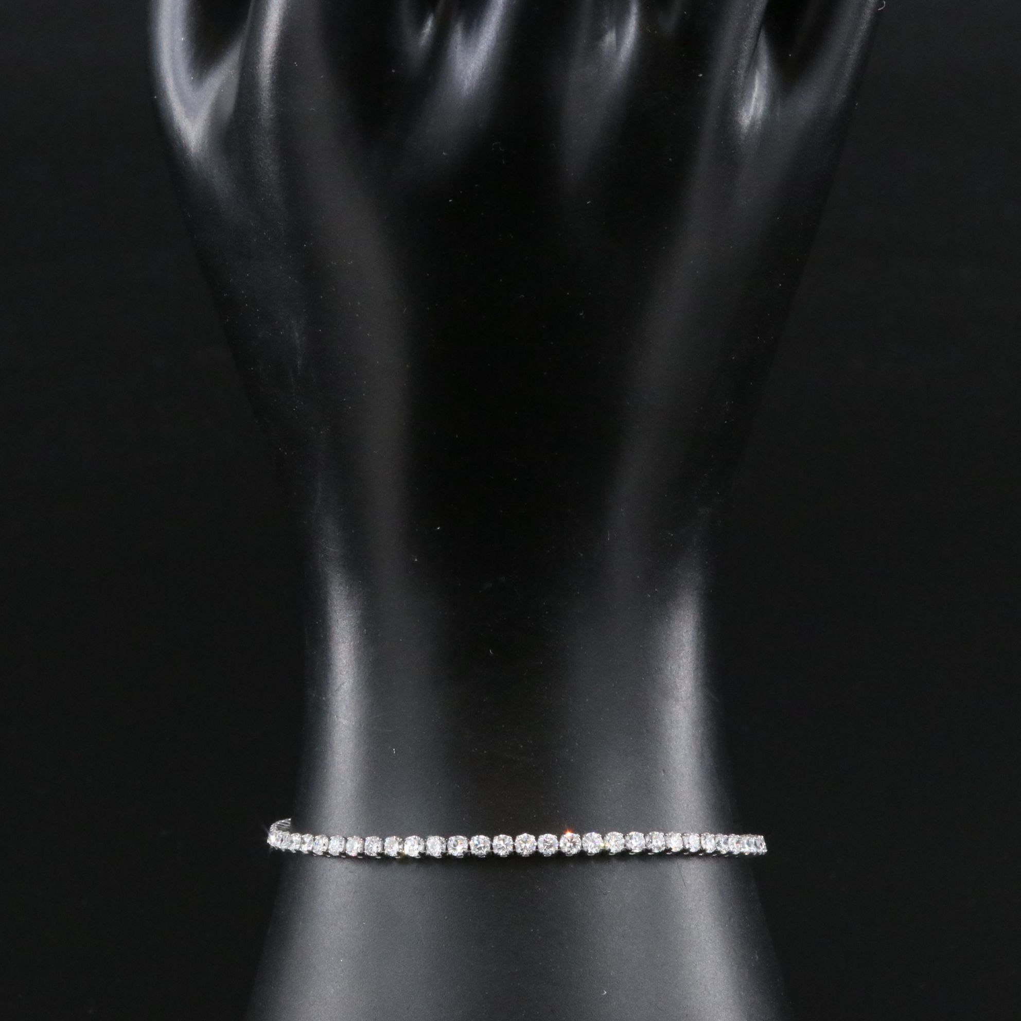 14K 3.00 CTW Lab Grown Diamond Line Bracelet