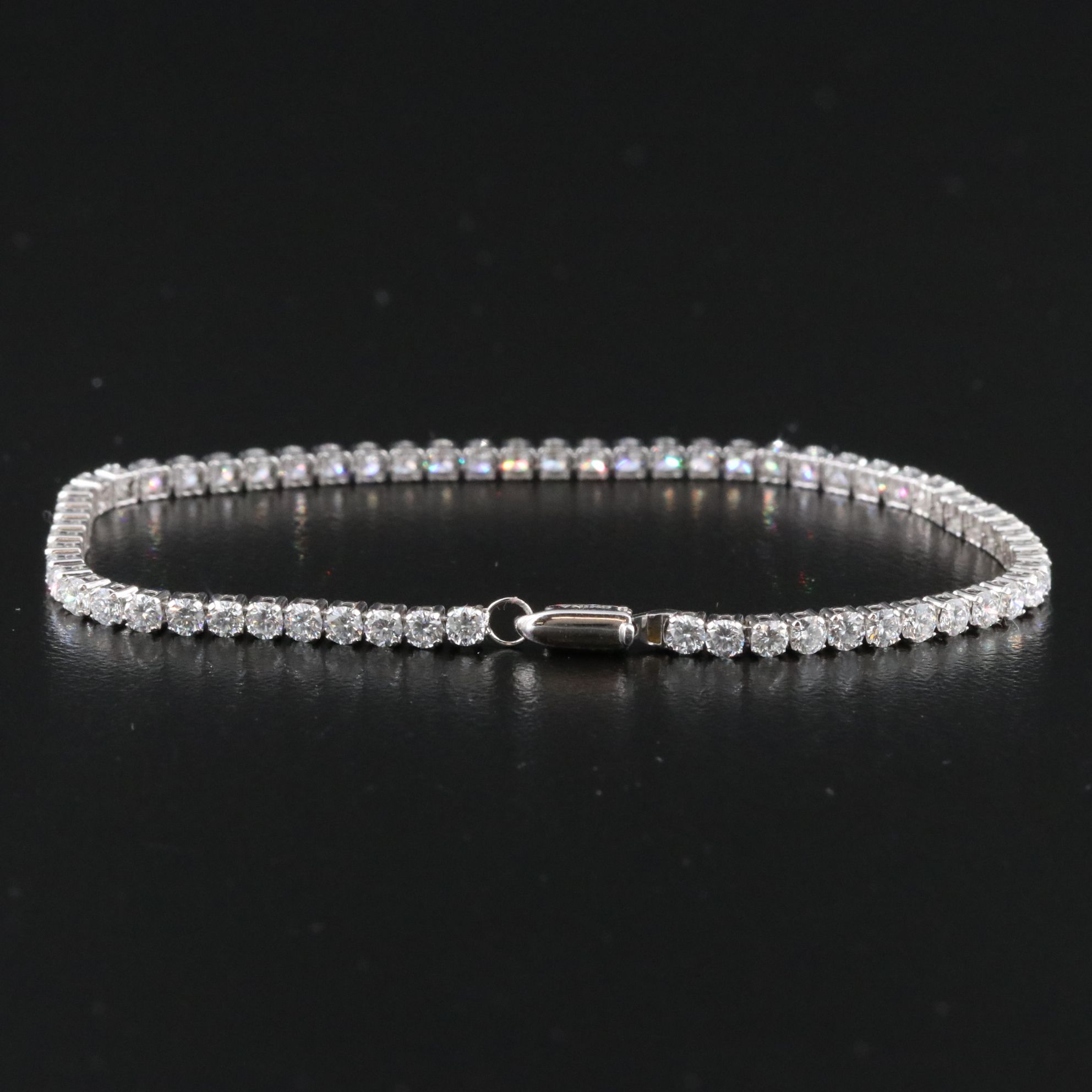 14K 3.00 CTW Lab Grown Diamond Line Bracelet