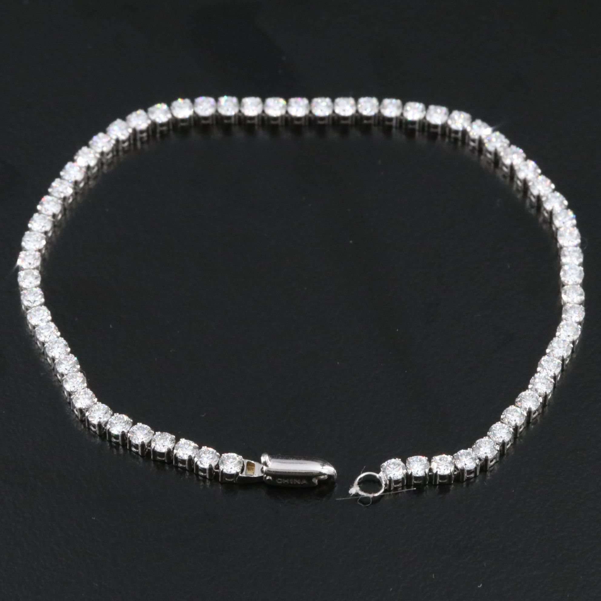 14K 3.00 CTW Lab Grown Diamond Line Bracelet