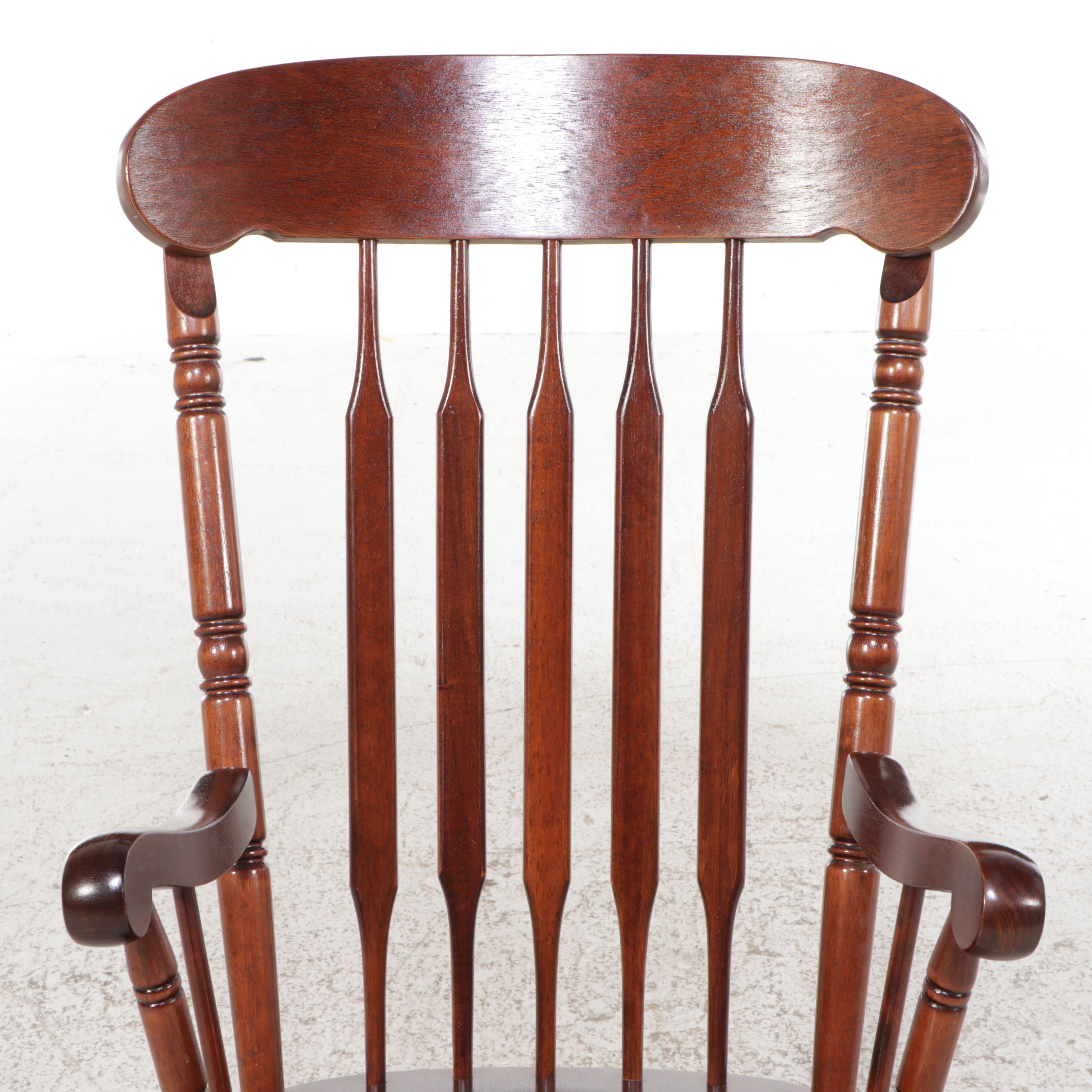 Windsor Walnut Rocking Chair
