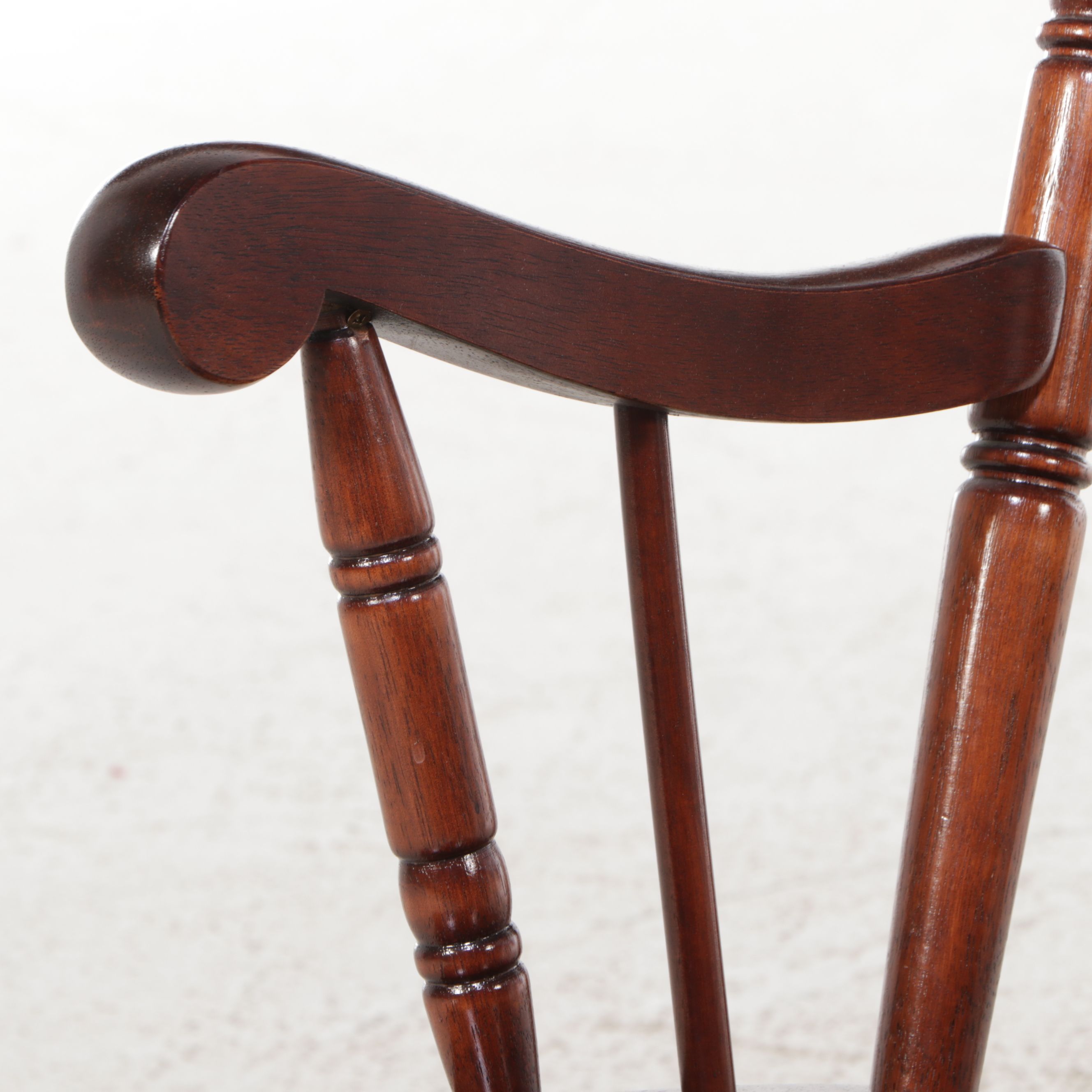 Windsor Walnut Rocking Chair