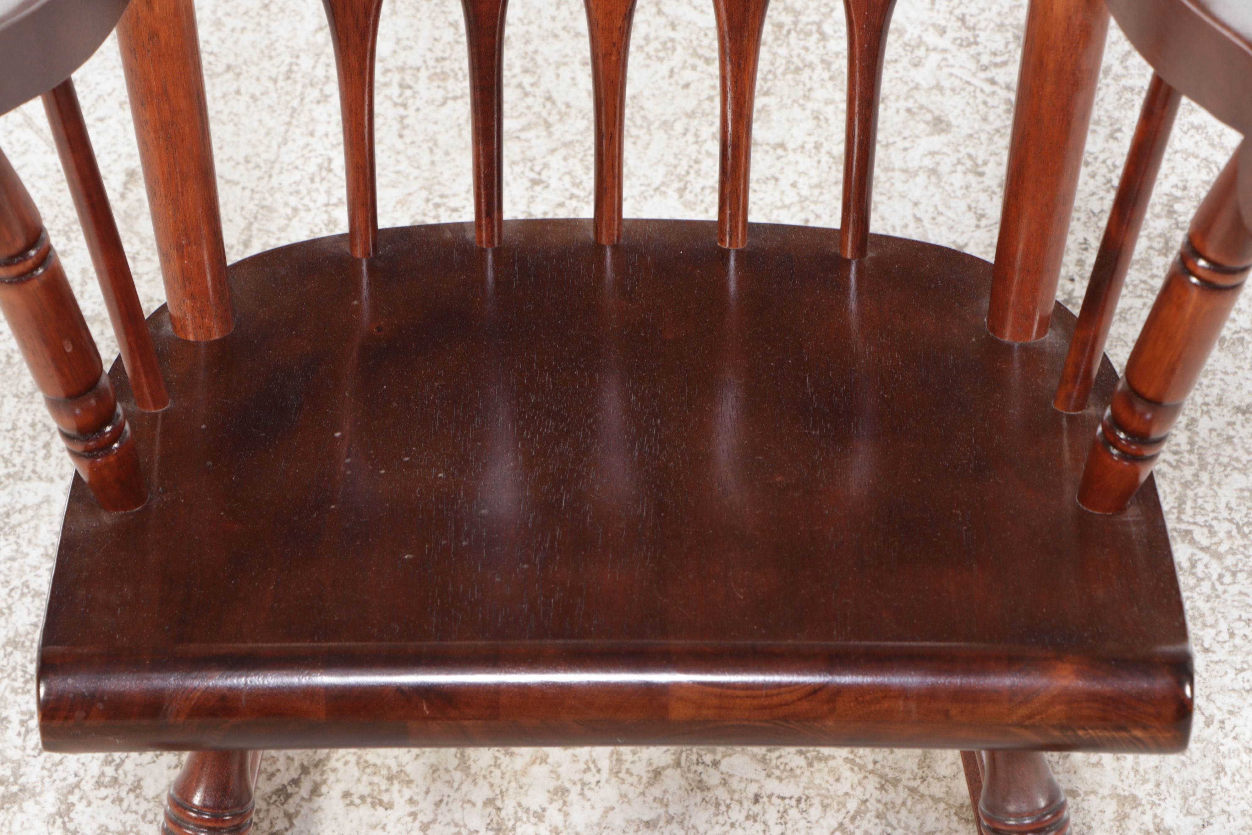 Windsor Walnut Rocking Chair