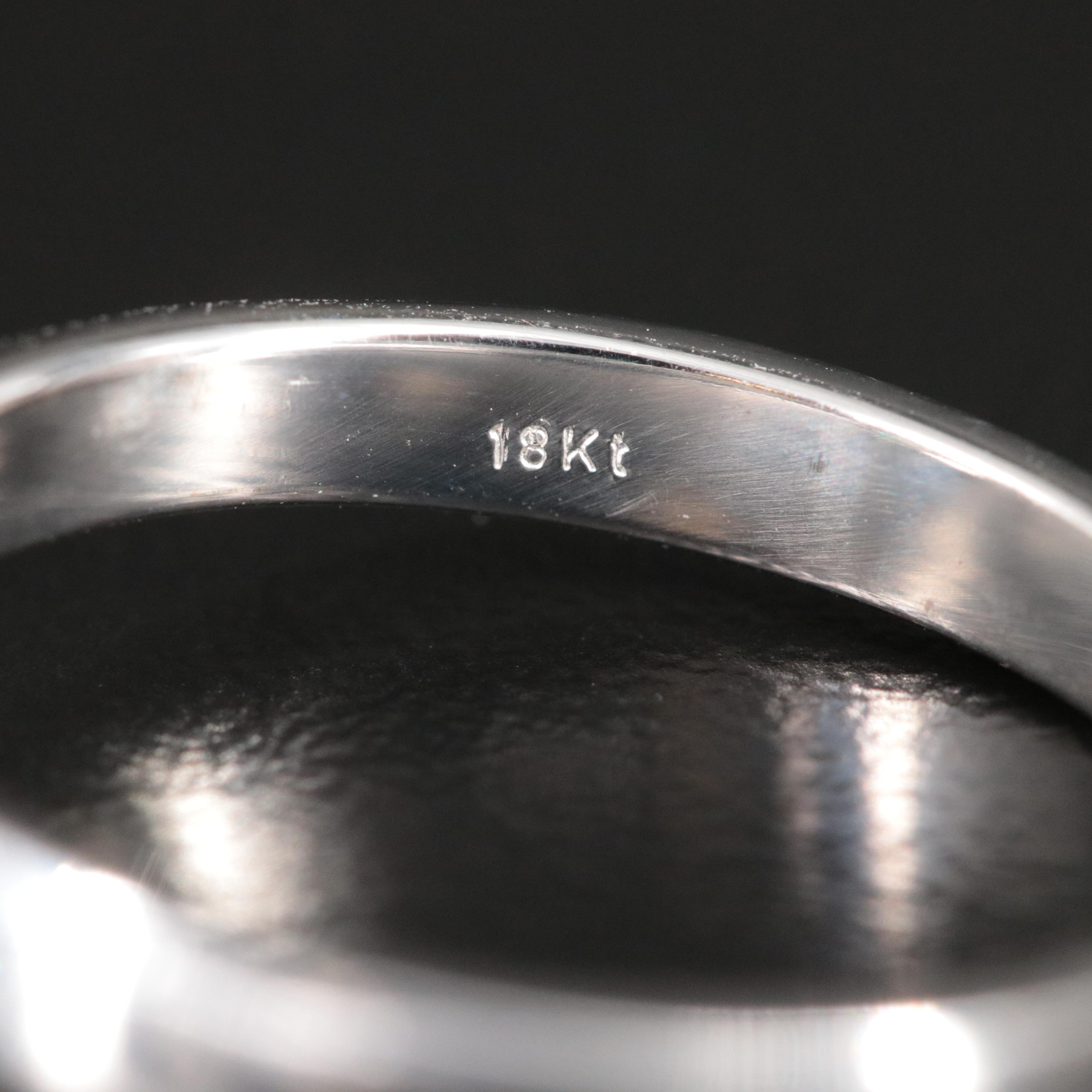 18K 5.04 CT Lab Grown Diamond Solitaire Ring with IGI Report