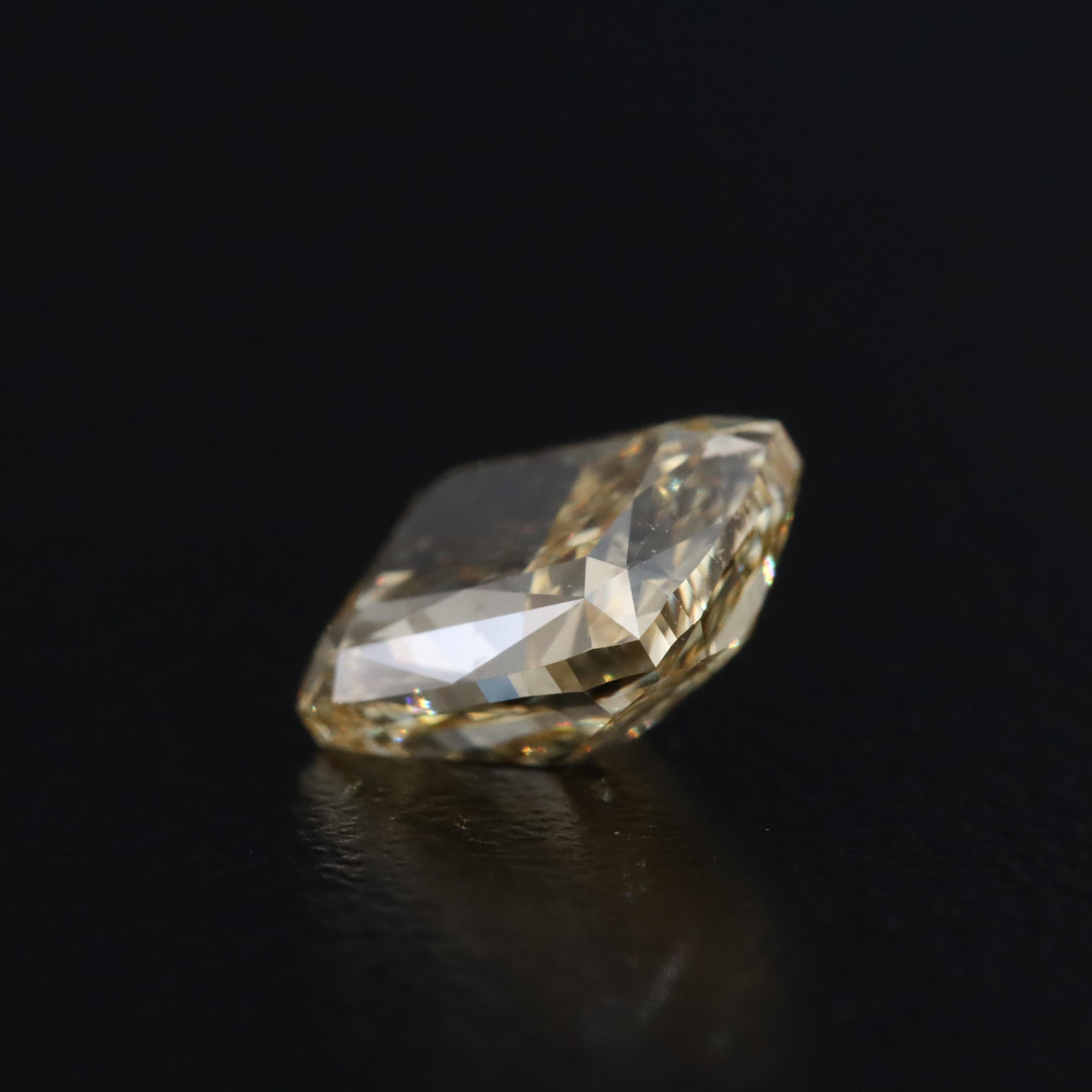 Loose 1.56 CT Lab Grown Fancy Diamond with IGI Report