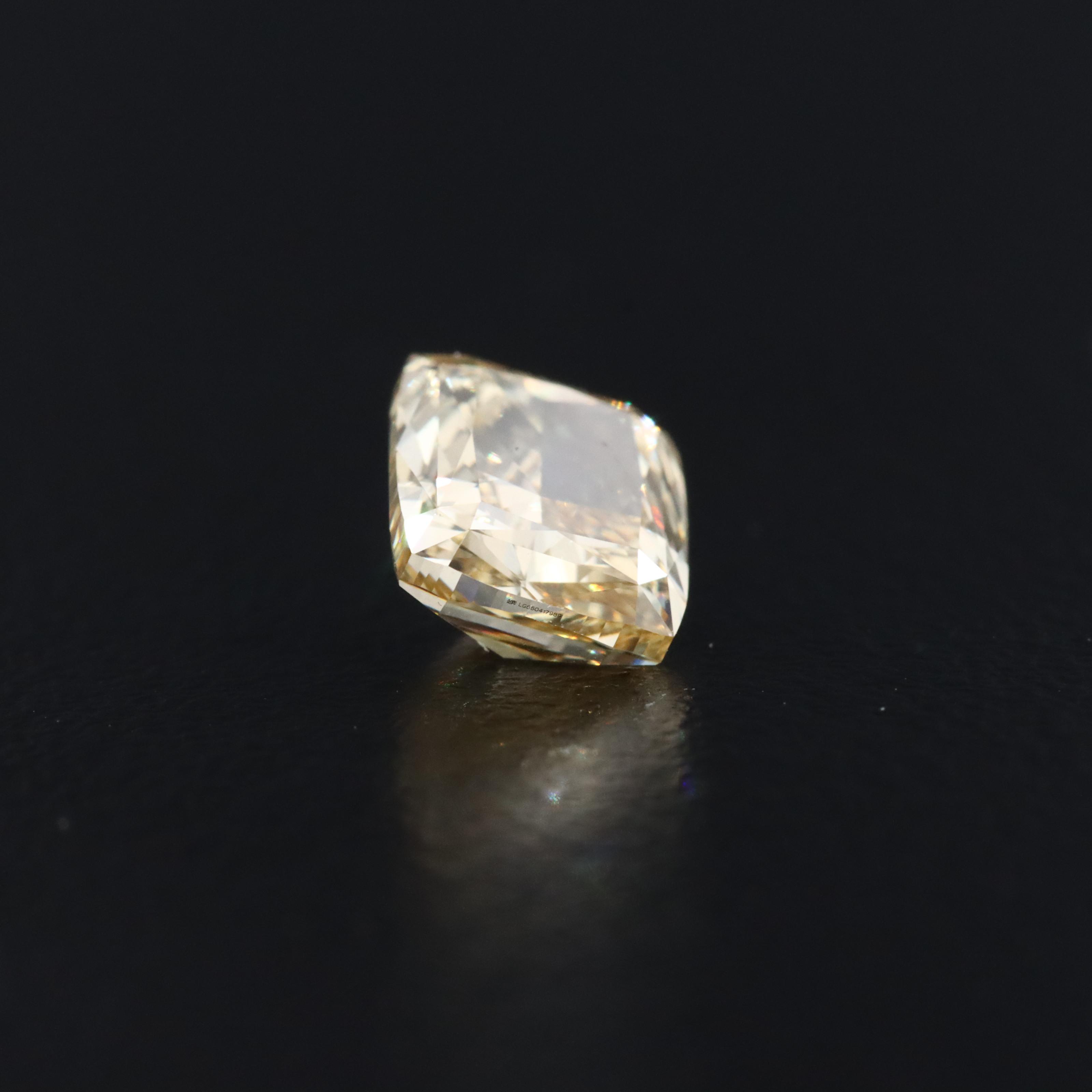 Loose 1.56 CT Lab Grown Fancy Diamond with IGI Report