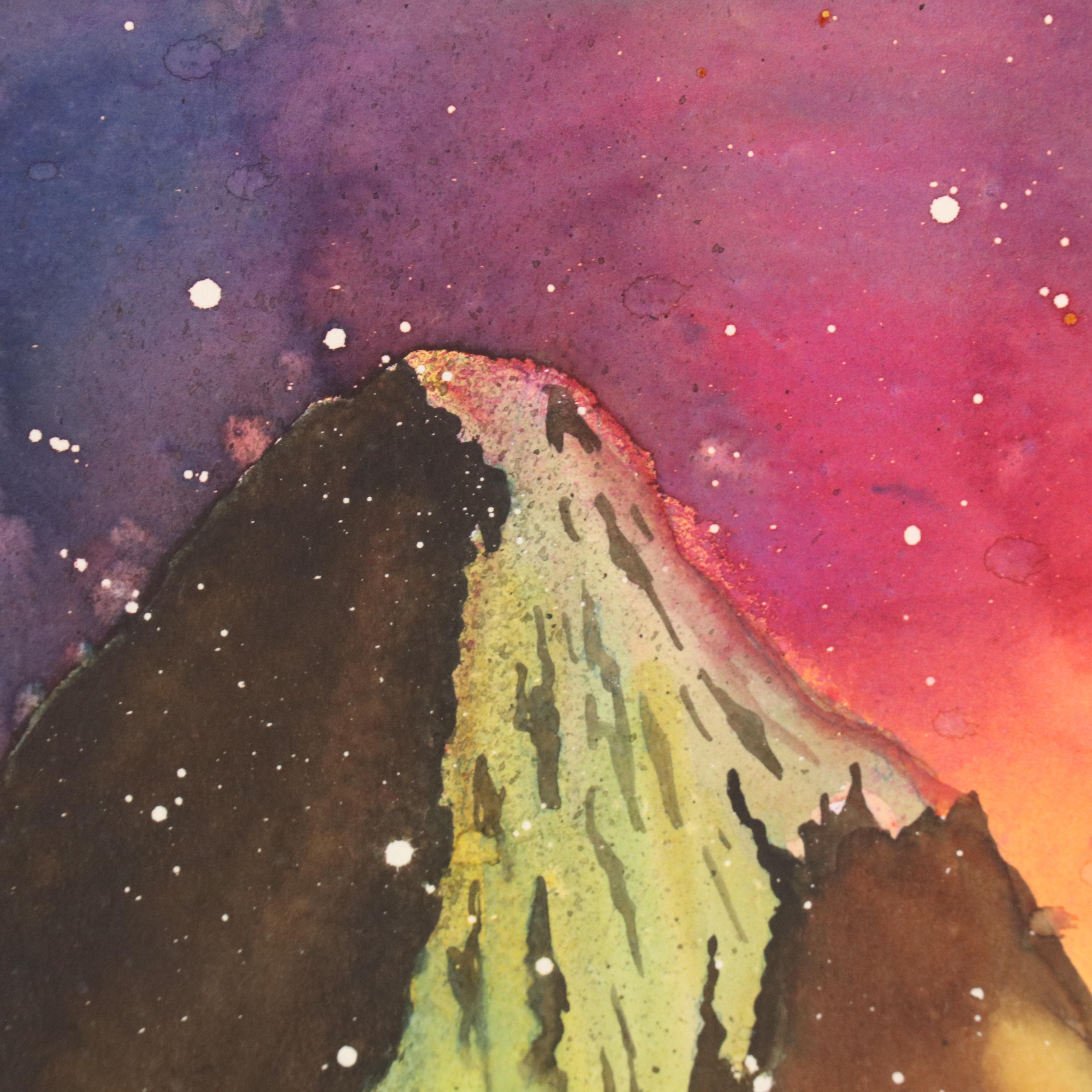 Porro Peruvian Fantasy Mixed Media Composition