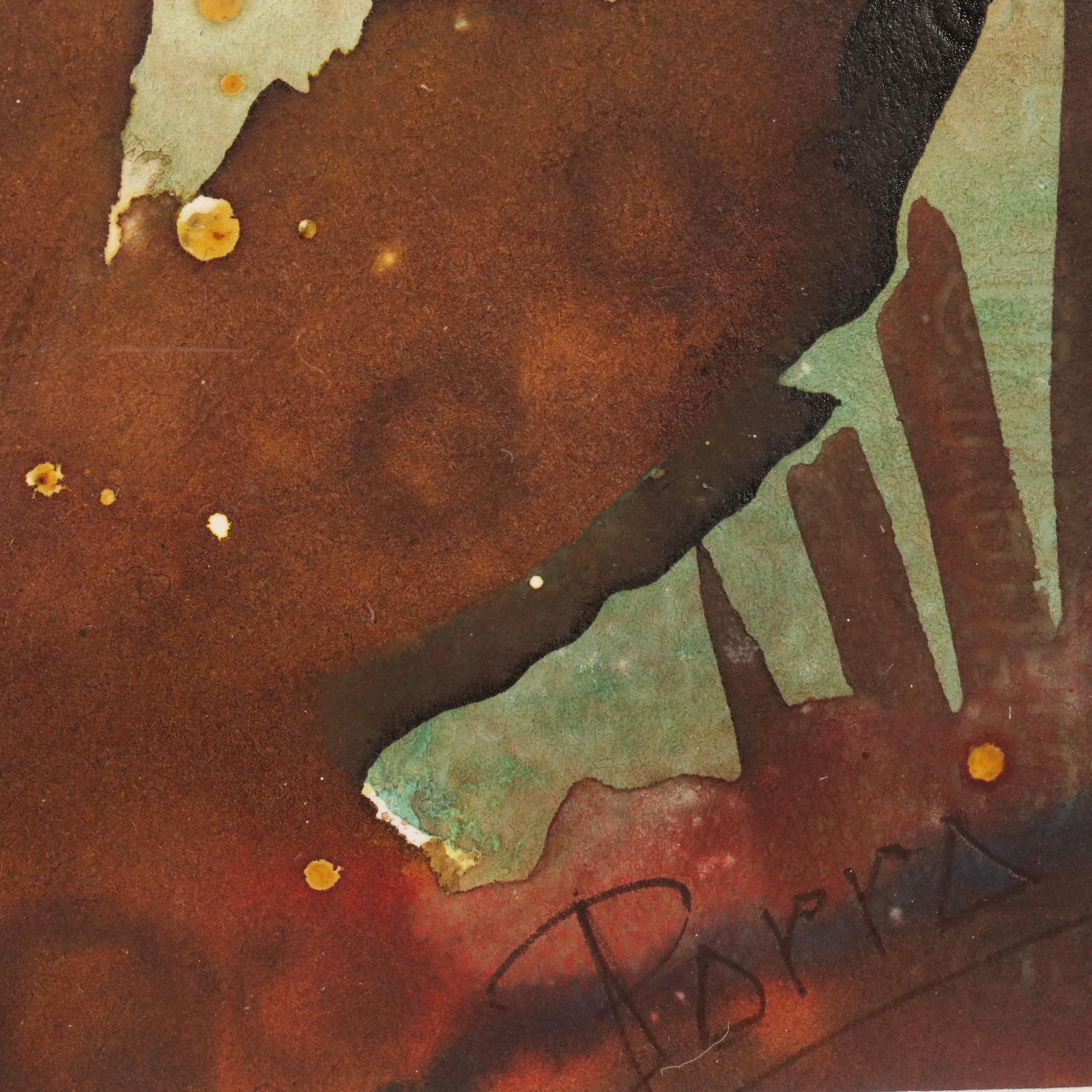 Porro Peruvian Fantasy Mixed Media Composition