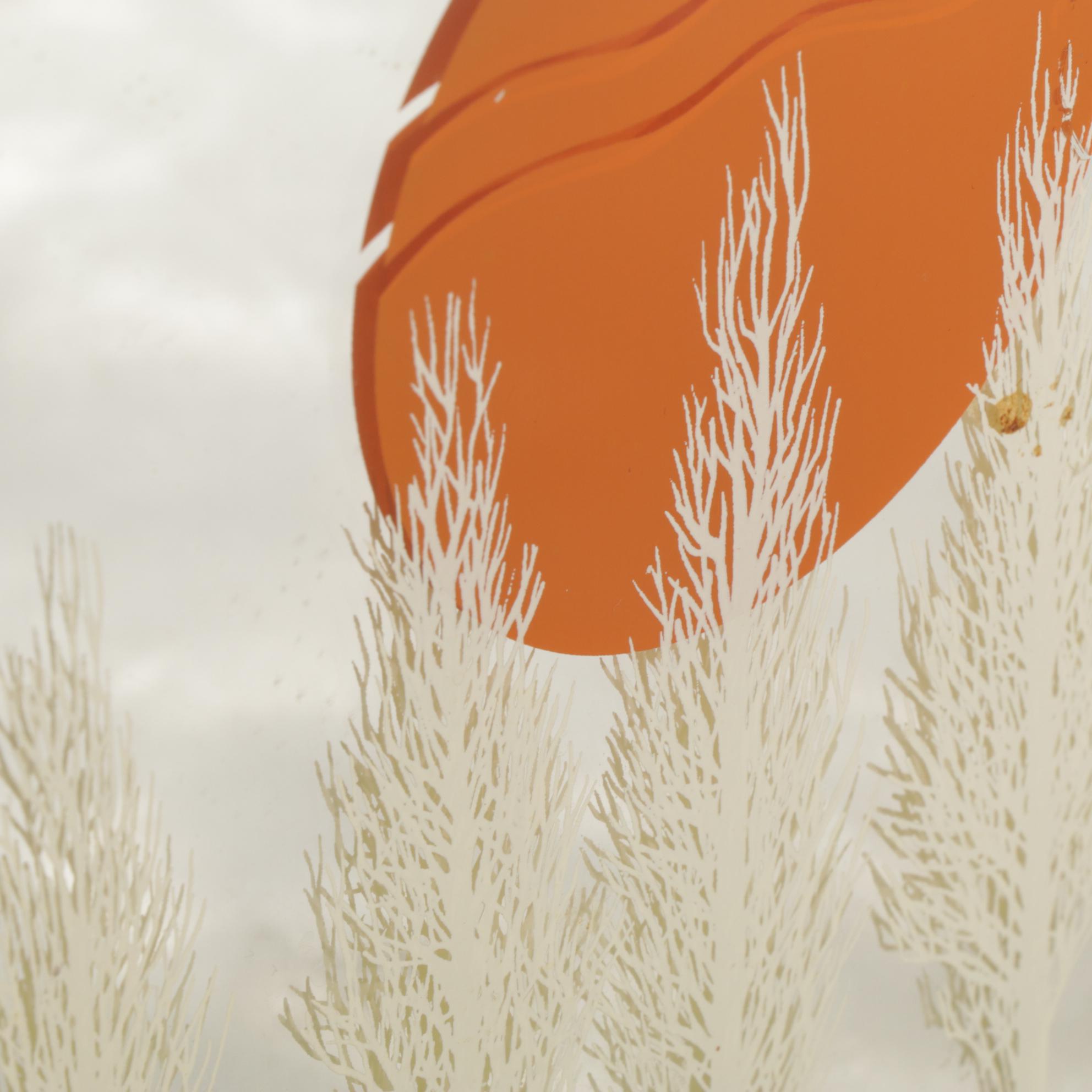 Four Jim Rosloff for Academy Arts Mid Century Modern Hanging Mirror Decorations