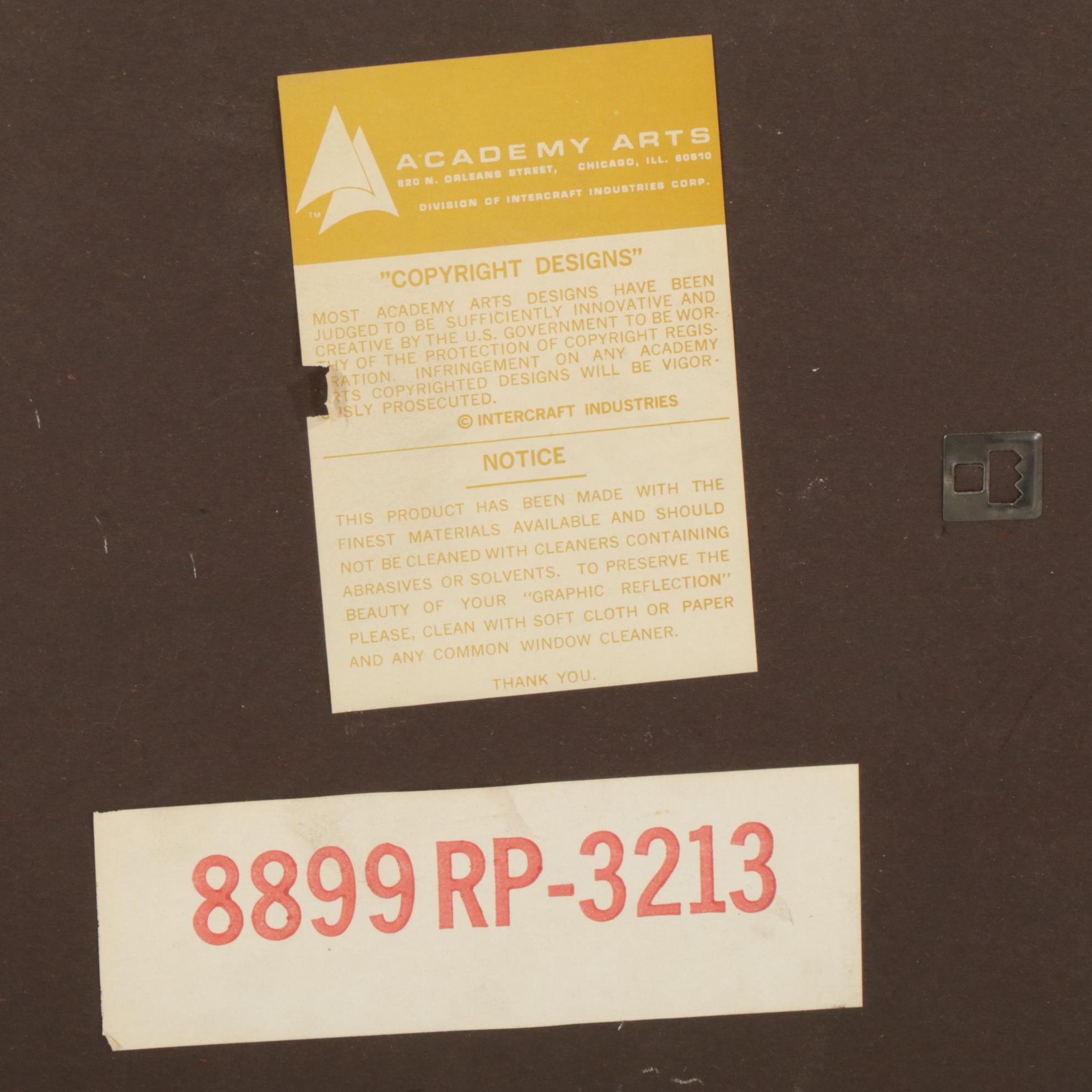 Four Jim Rosloff for Academy Arts Mid Century Modern Hanging Mirror Decorations